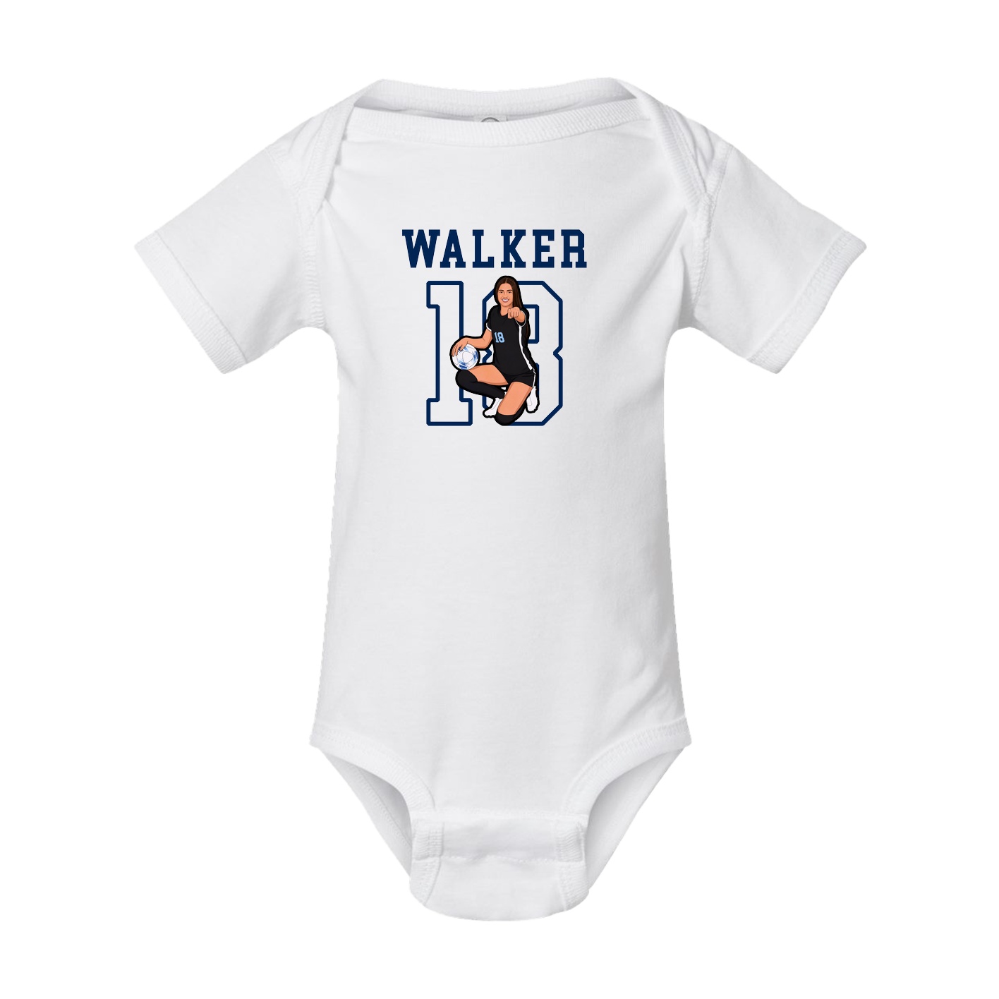 Baby Onesie — Shirsey in White