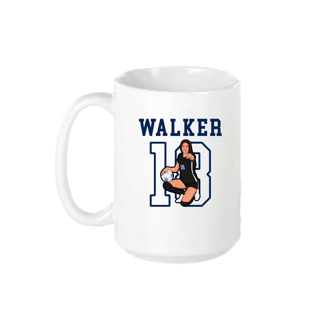 15oz Coffee Mug — Shirsey in White