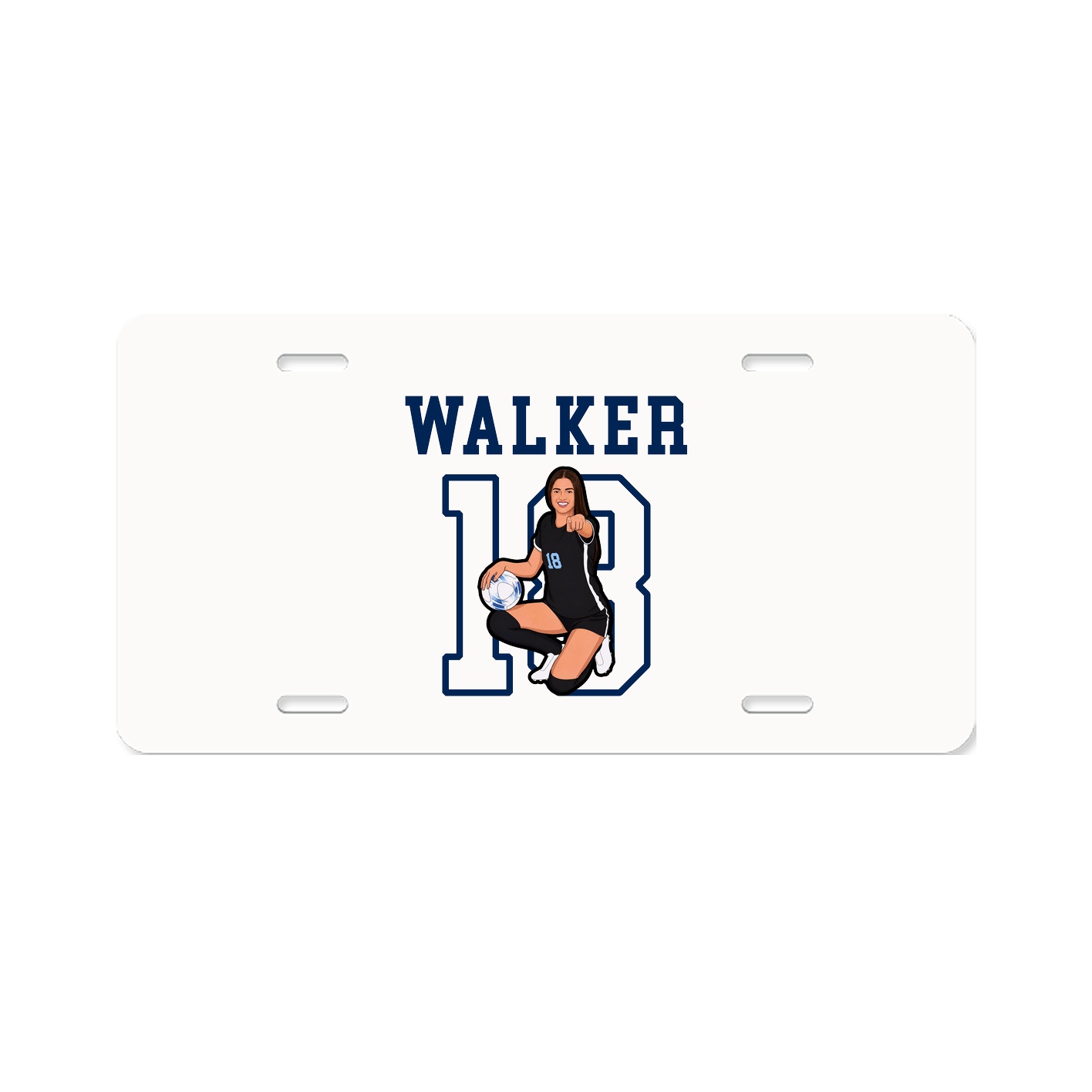 License Plate — Shirsey in Classic