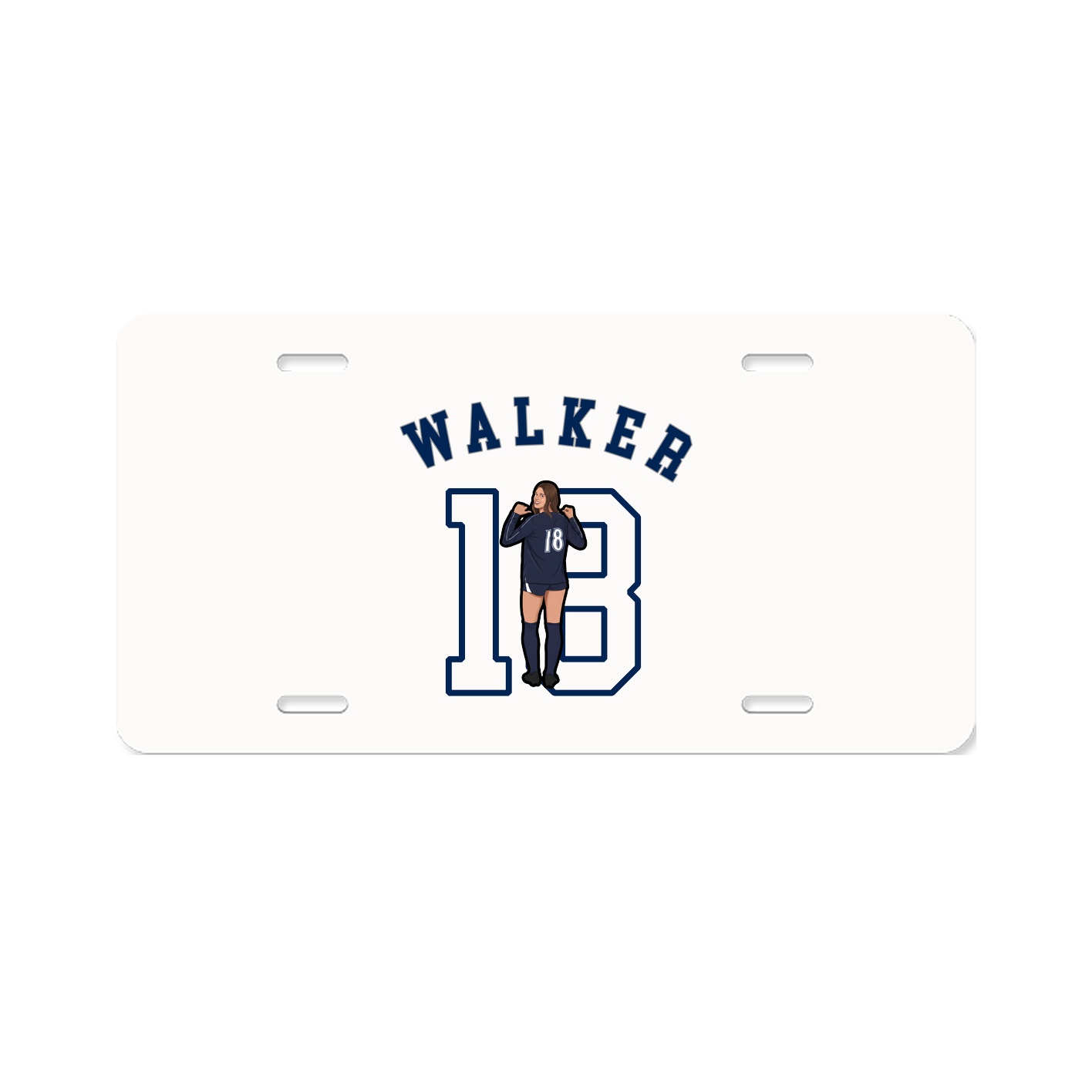 License Plate — Shirsey Arch in Classic