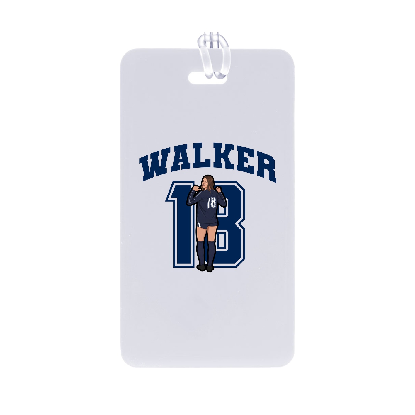 Bag Tag — Number in Classic