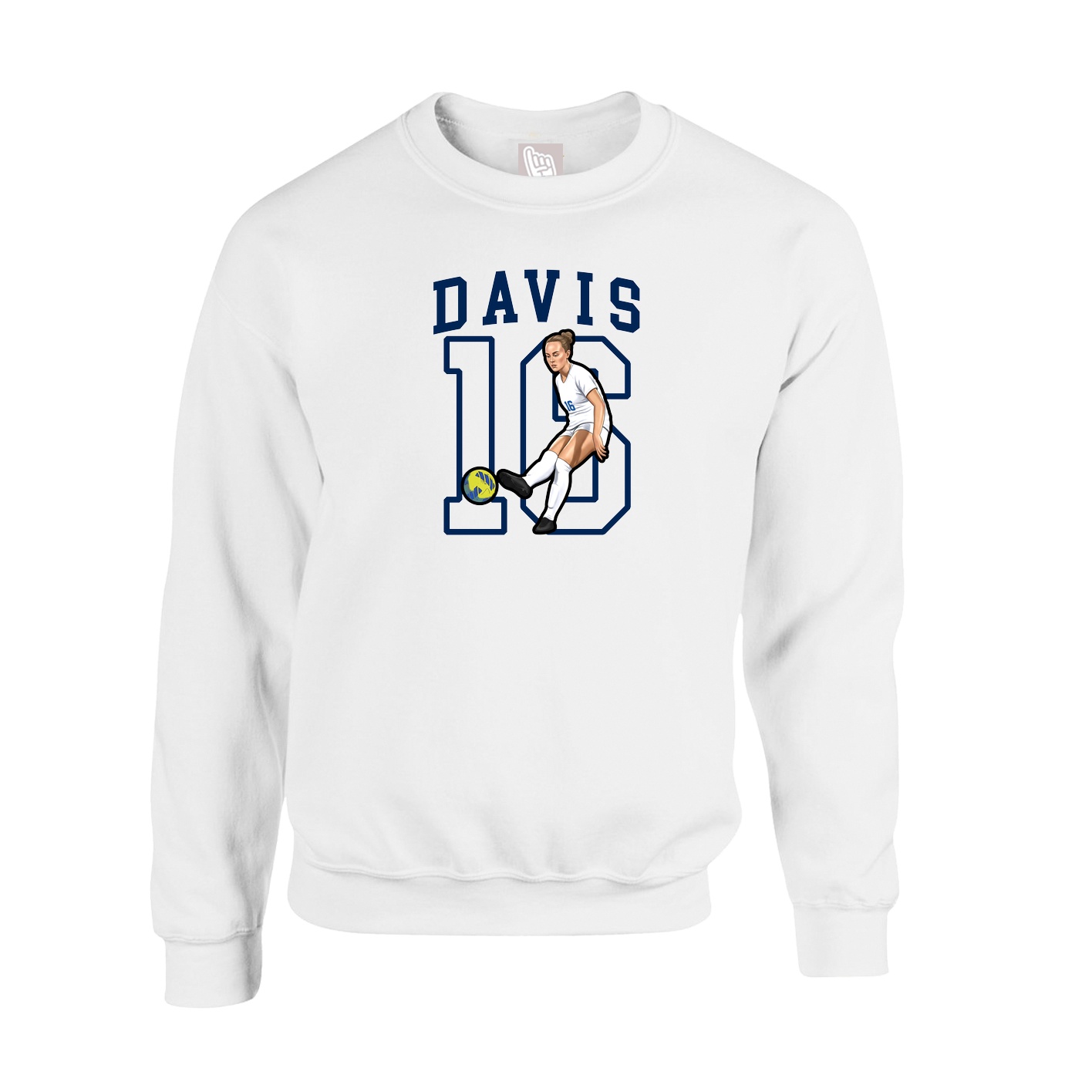 Fleece Crew — Shirsey in White