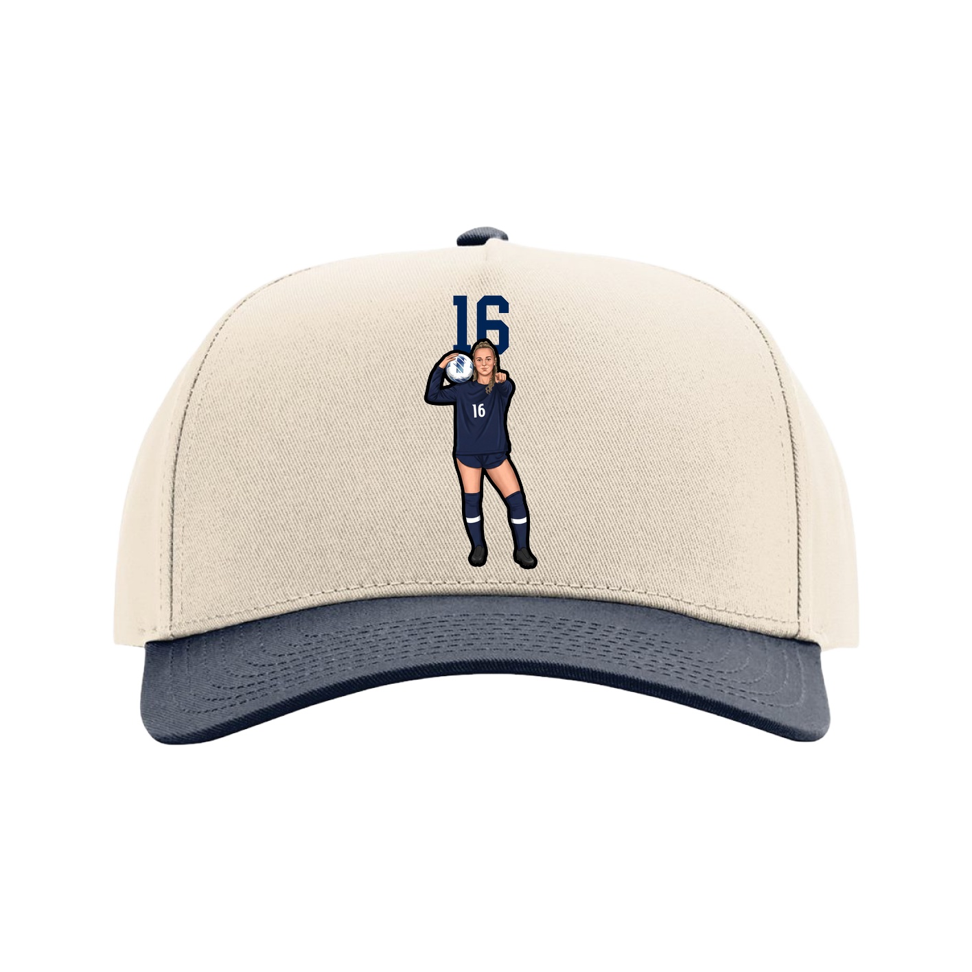 Full Fabric Five-Panel Champ Cap