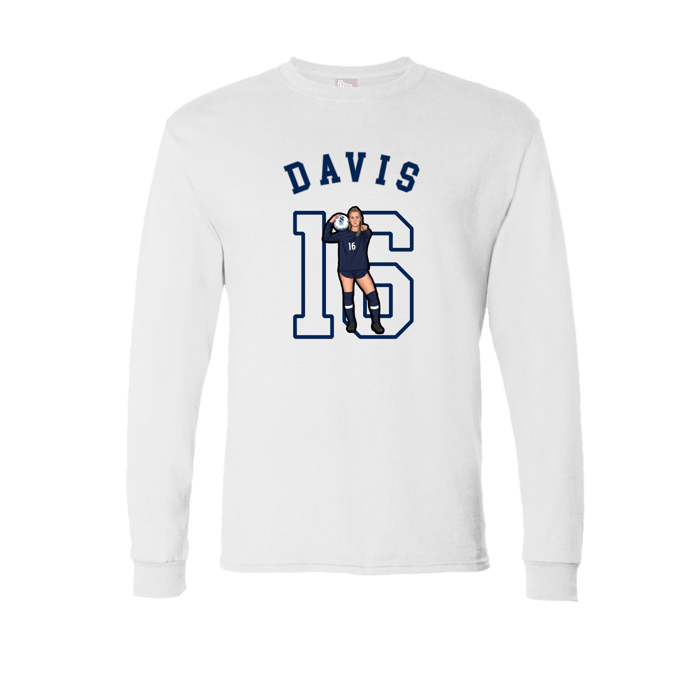 Long Sleeve Tee — Shirsey Arch in White