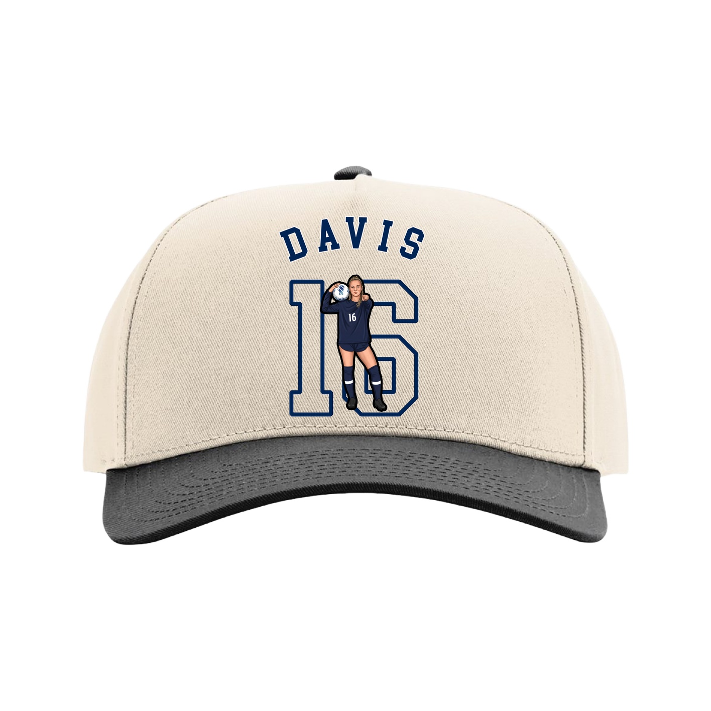 Full Fabric Five-Panel Champ Cap