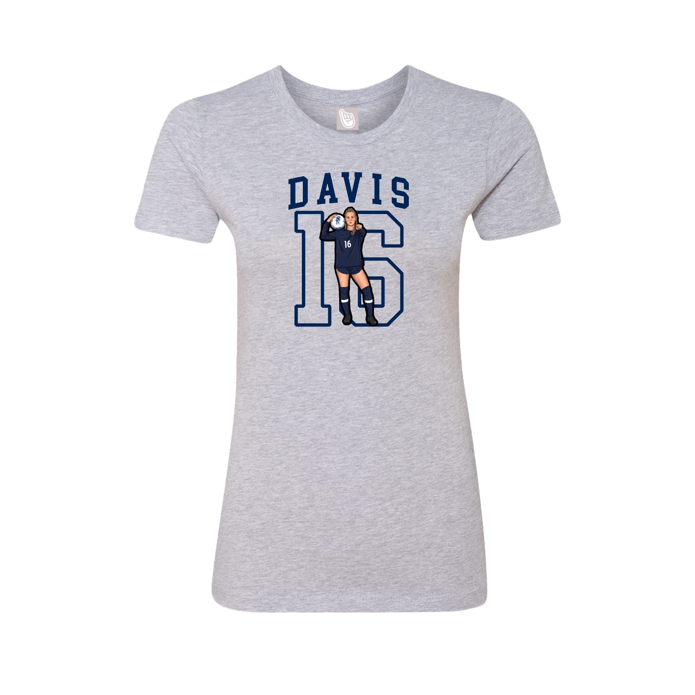 Fitted Women's Tee — Shirsey in Grey
