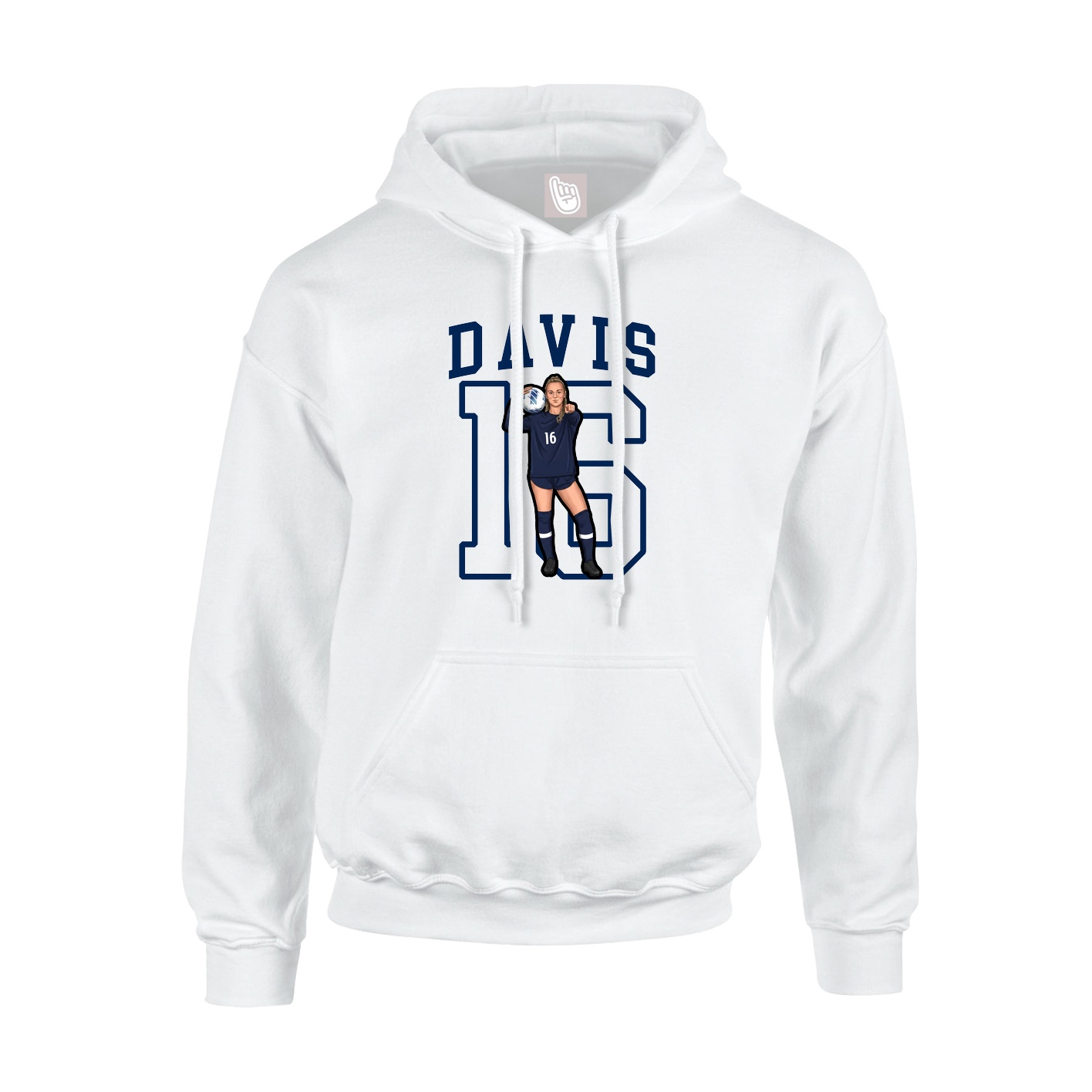 Hoodie — Shirsey in White