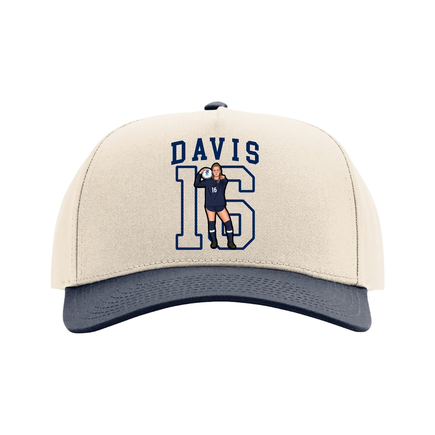 Full Fabric Five-Panel Champ Cap