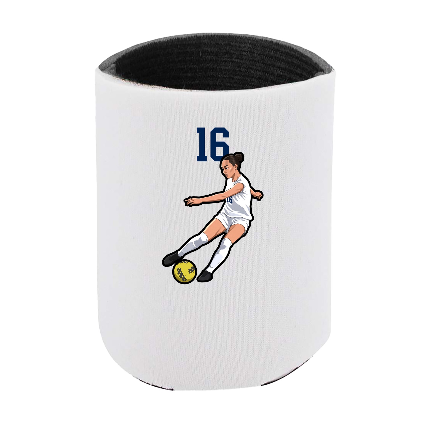 Can Holder — Number Top in White
