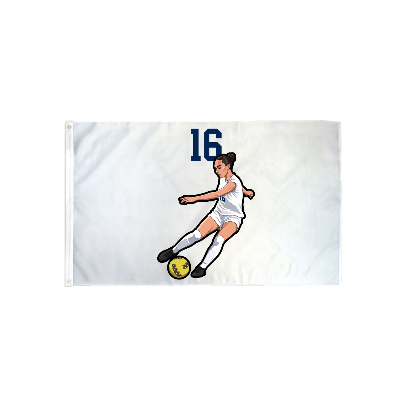 3x5 Flag — Number Top in Classic