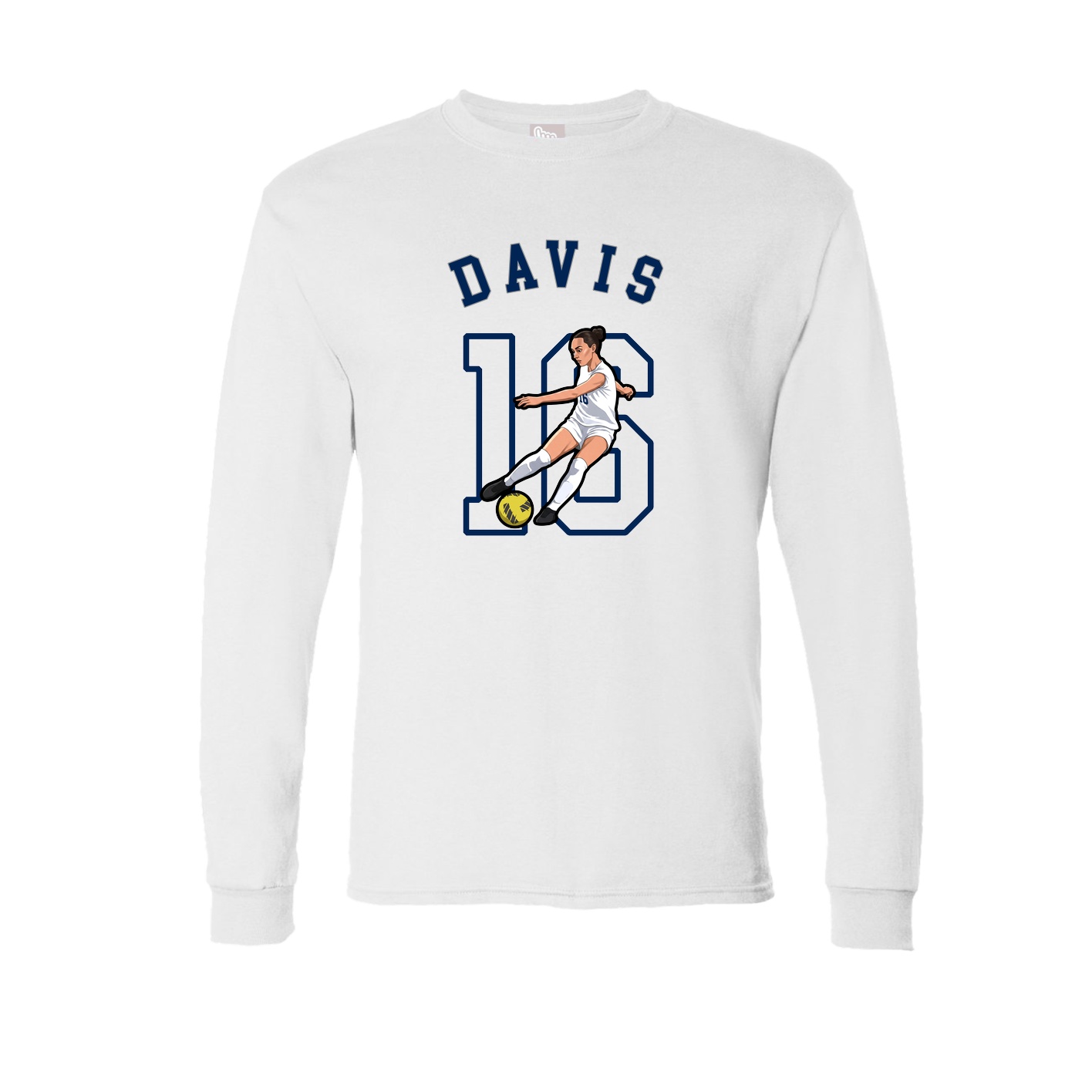 Long Sleeve Tee — Shirsey Arch in White