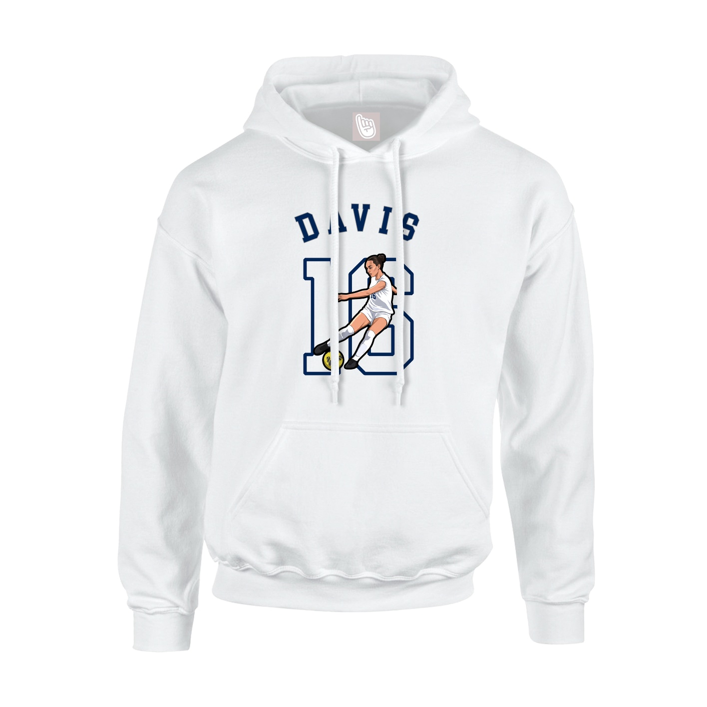 Hoodie — Shirsey Arch in White