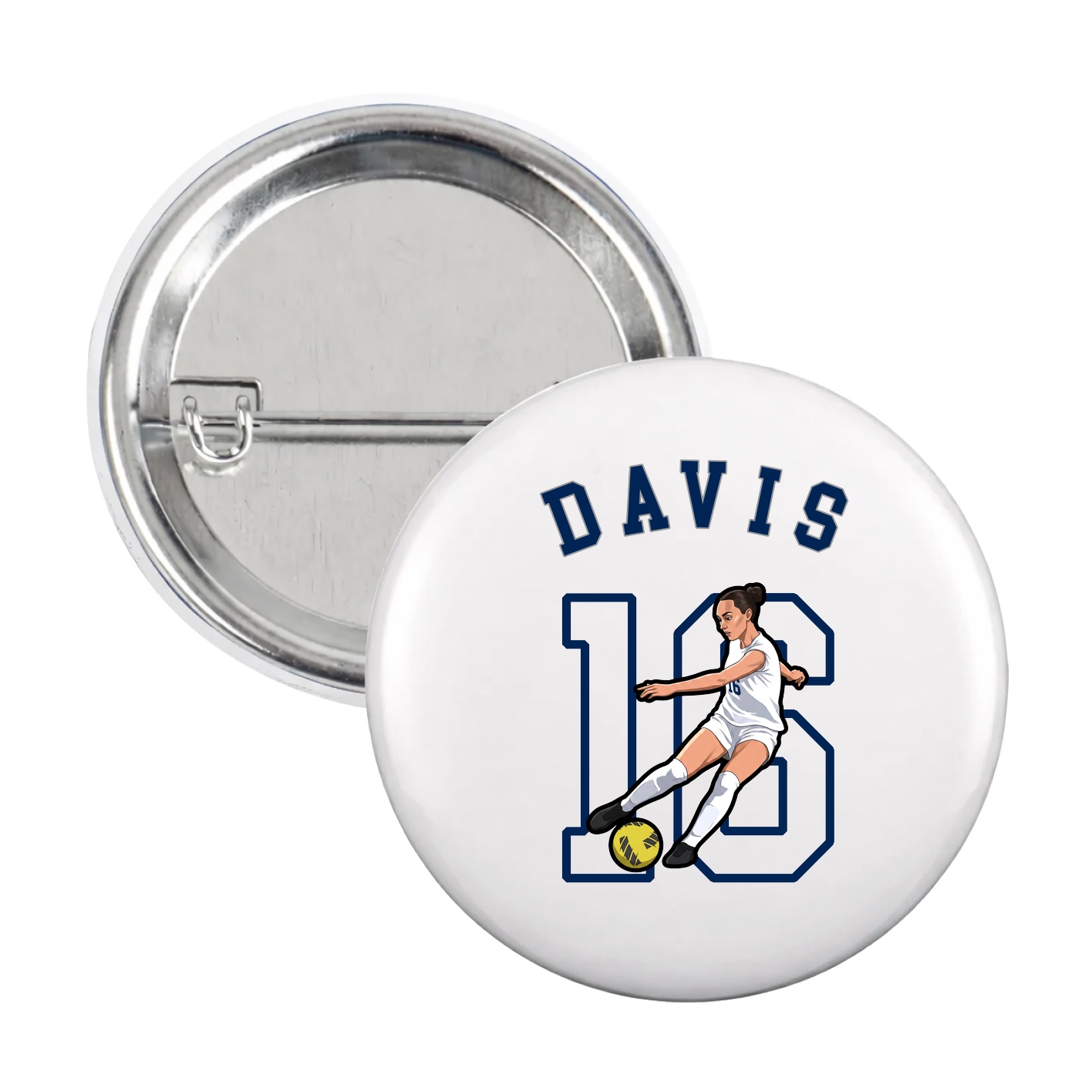 Game Day Button — Shirsey Arch in White
