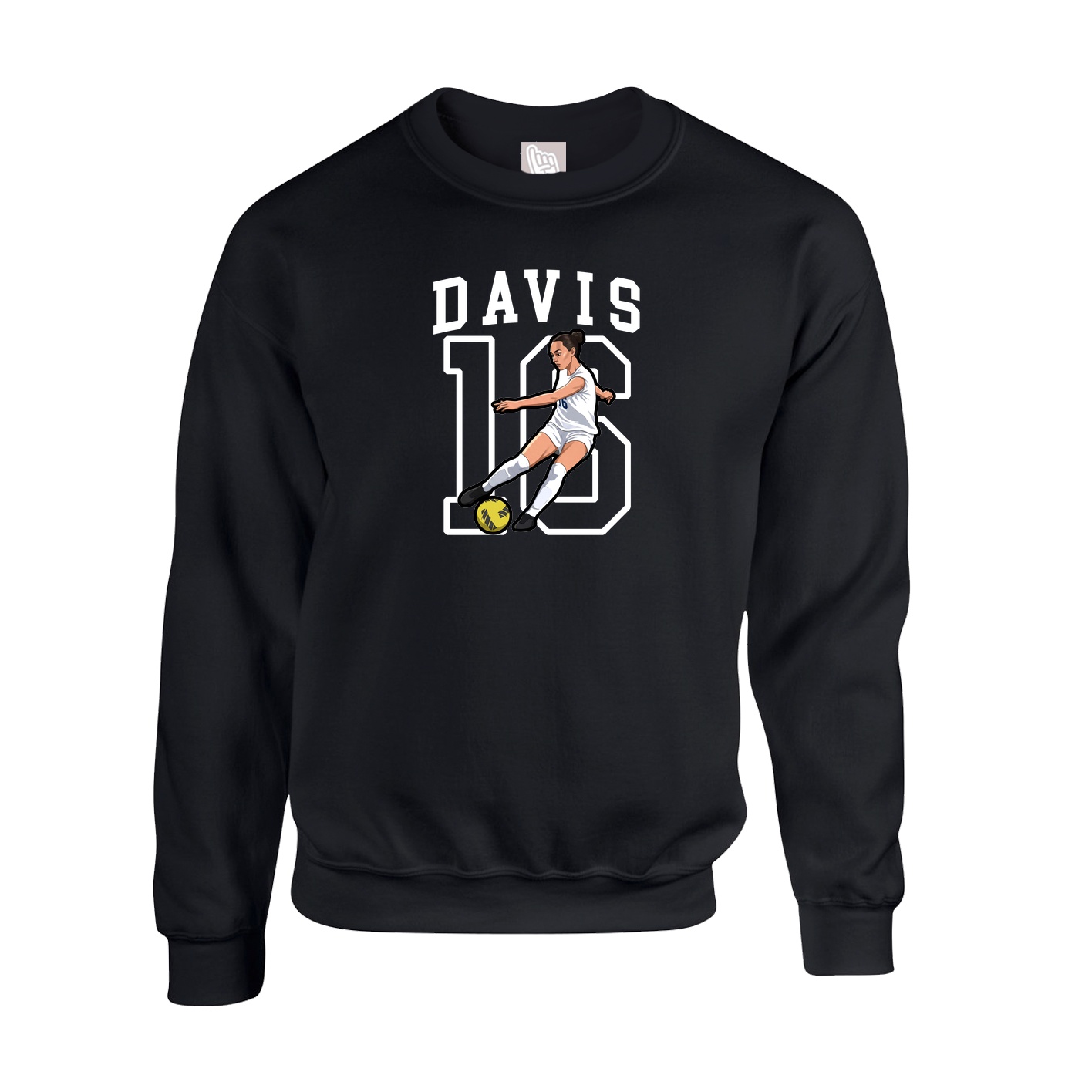 Fleece Crew — Shirsey in Black