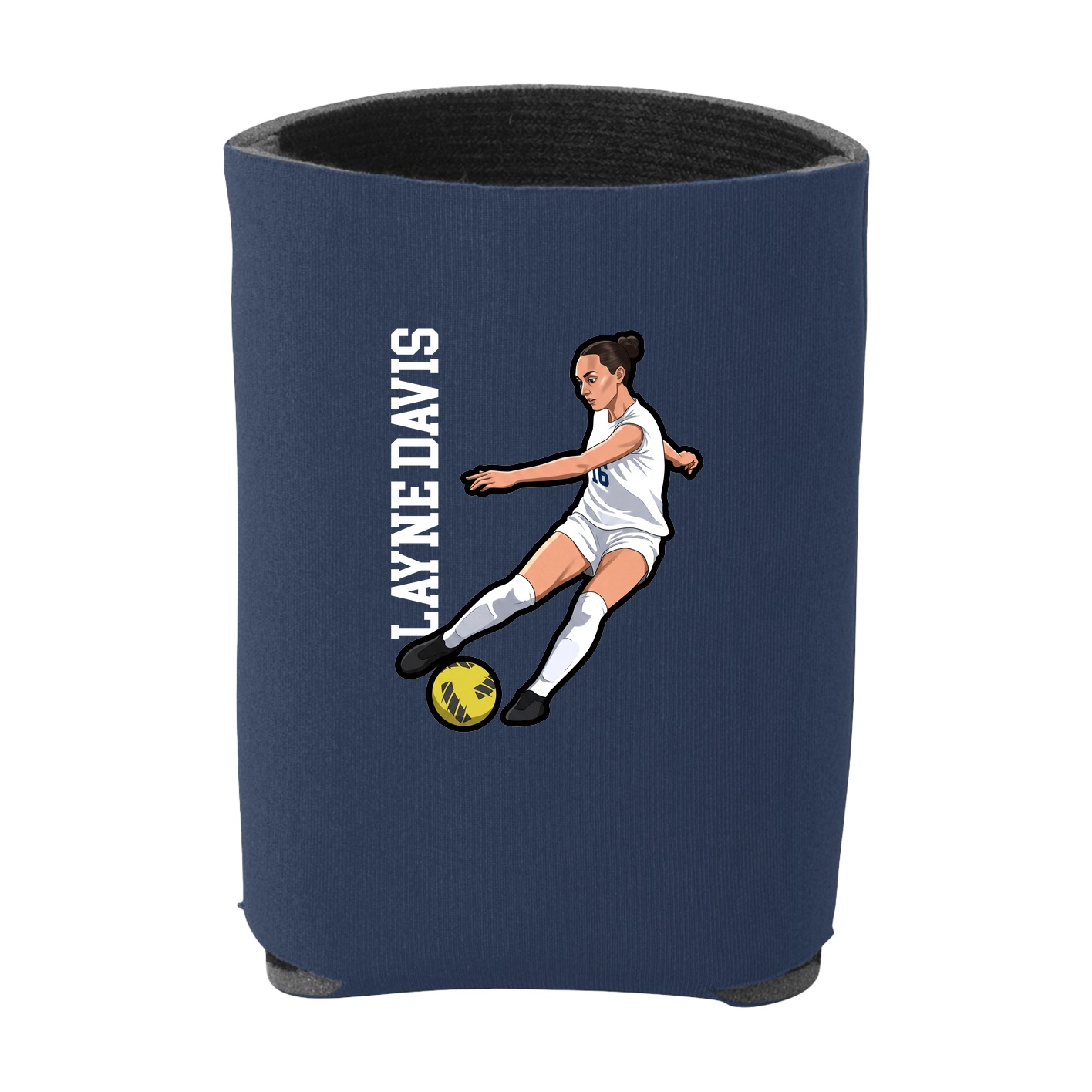 Can Holder — Name Vertical in Navy
