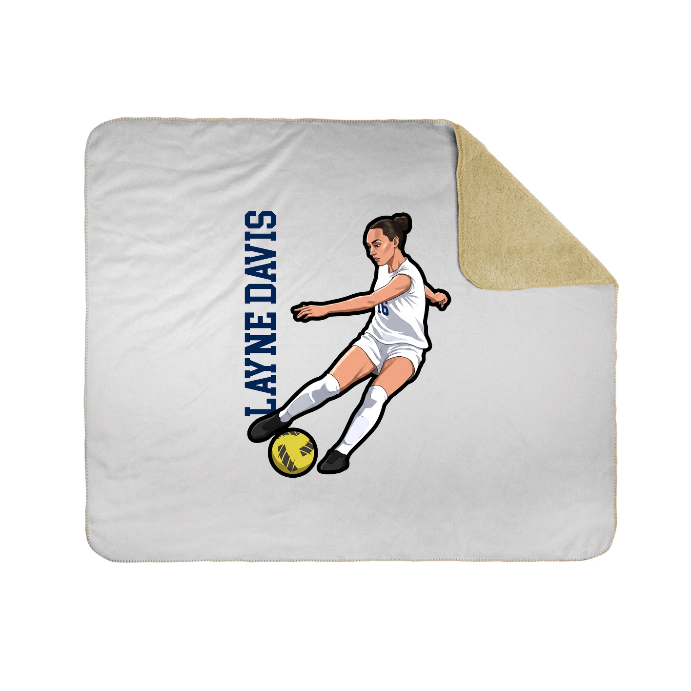 50x60 Sherpa Lined Throw Blanket