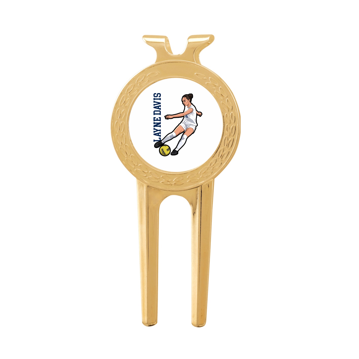 Divot Tool with Ball Marker — Name Vertical in Classic