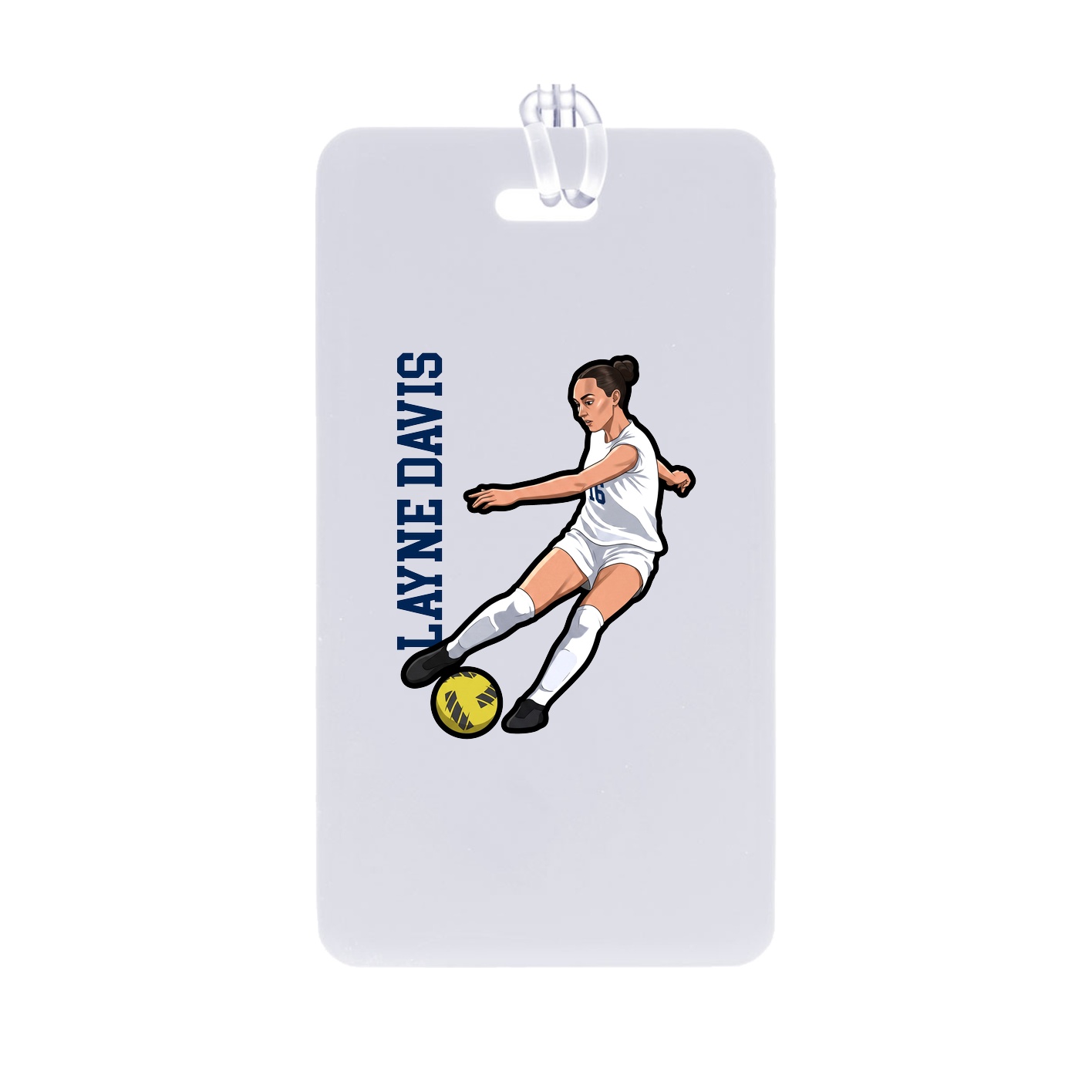 Bag Tag — Name Vertical in Classic