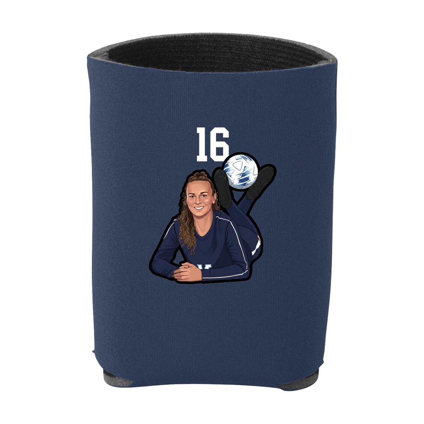 Can Holder — Number Top in Navy