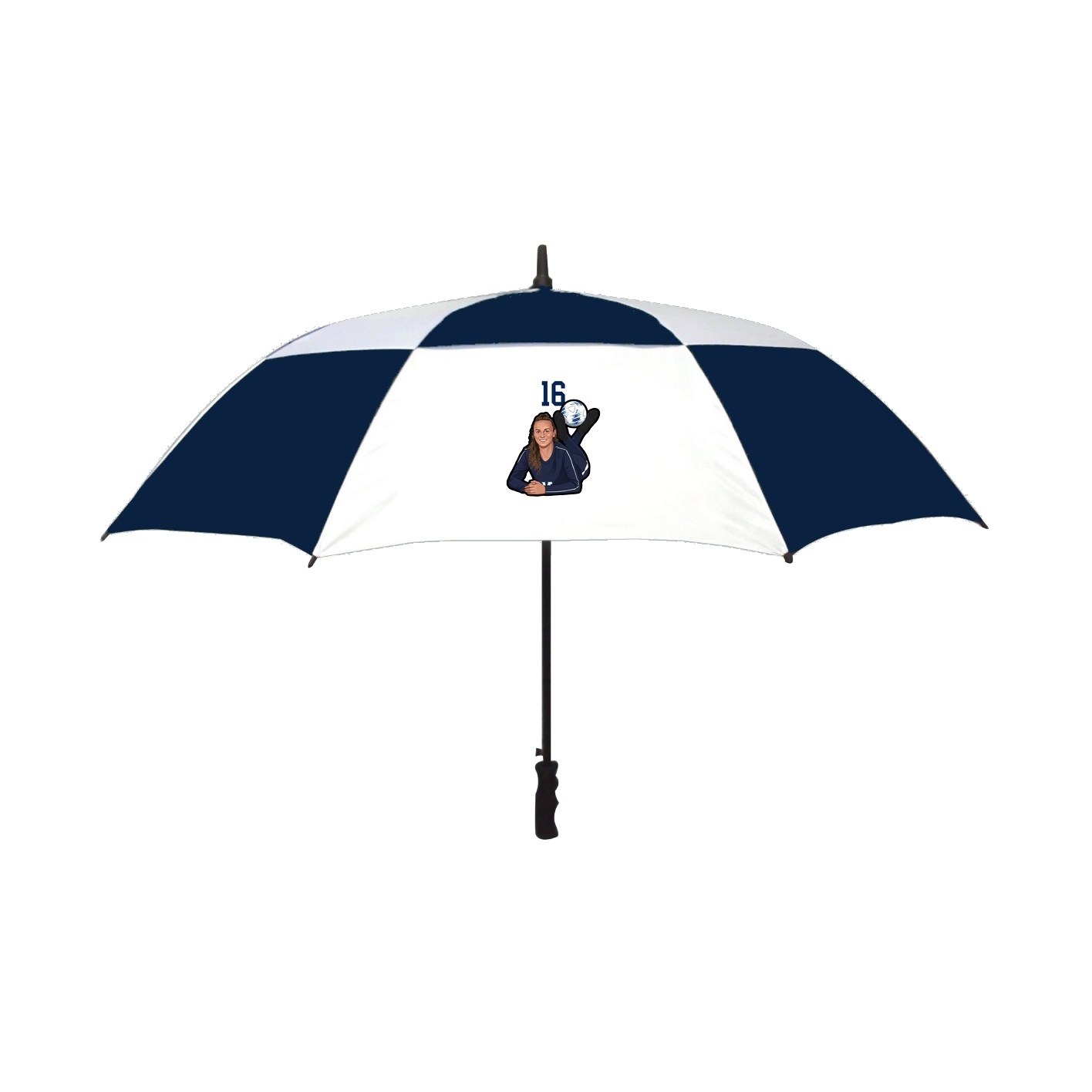Golf Umbrella — Number Top in Navy