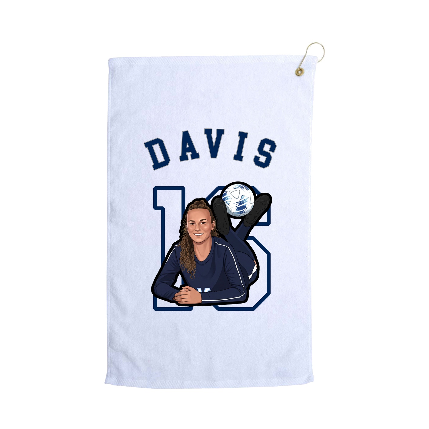 Golf Towel — Shirsey Arch in White