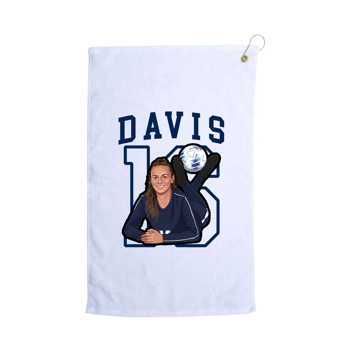Golf Towel — Shirsey in White