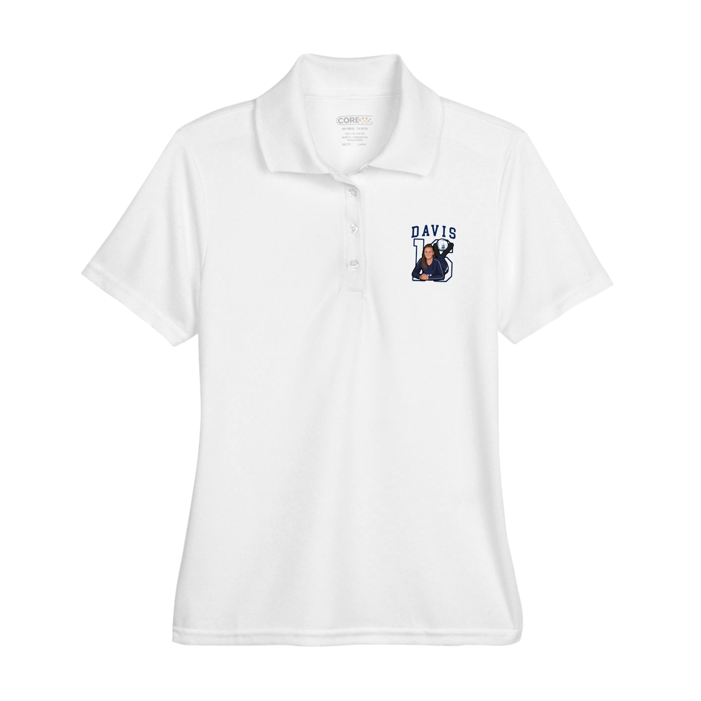 Womens Performance Polo — Shirsey in White