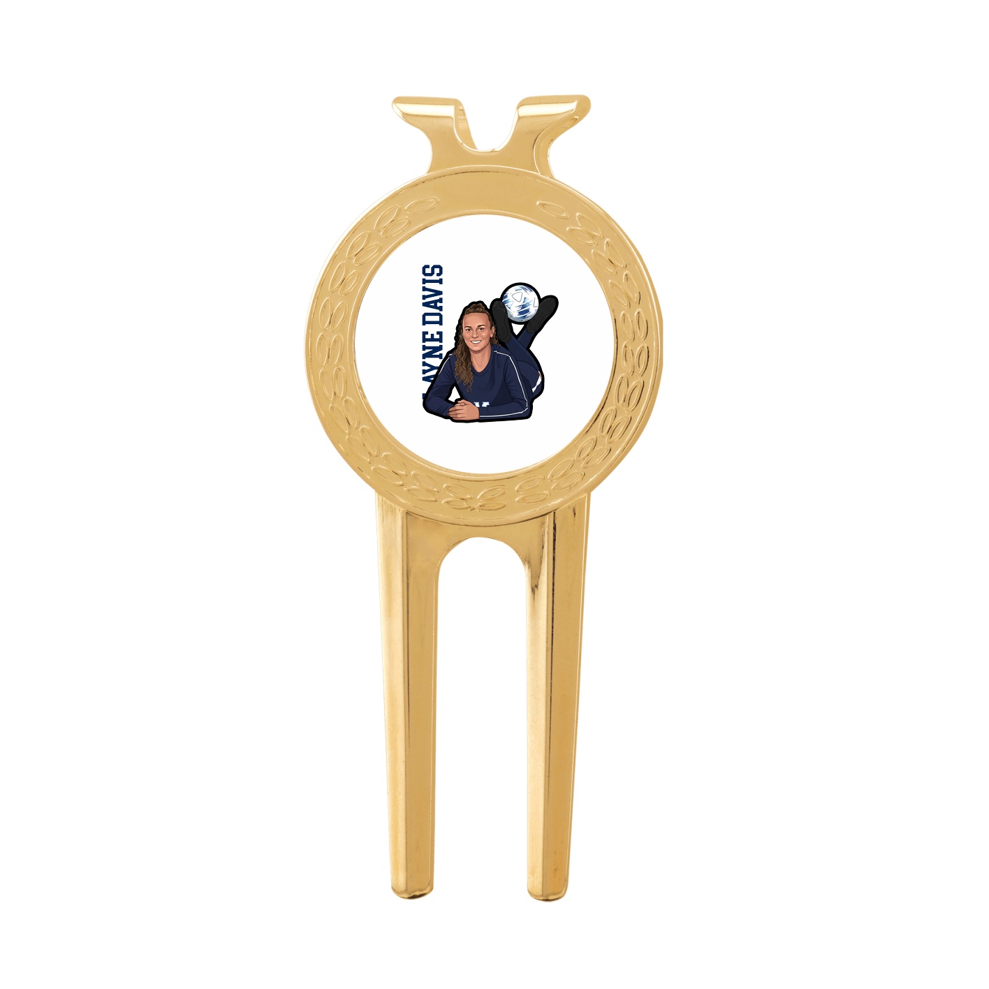 Divot Tool with Ball Marker — Name Vertical in Classic