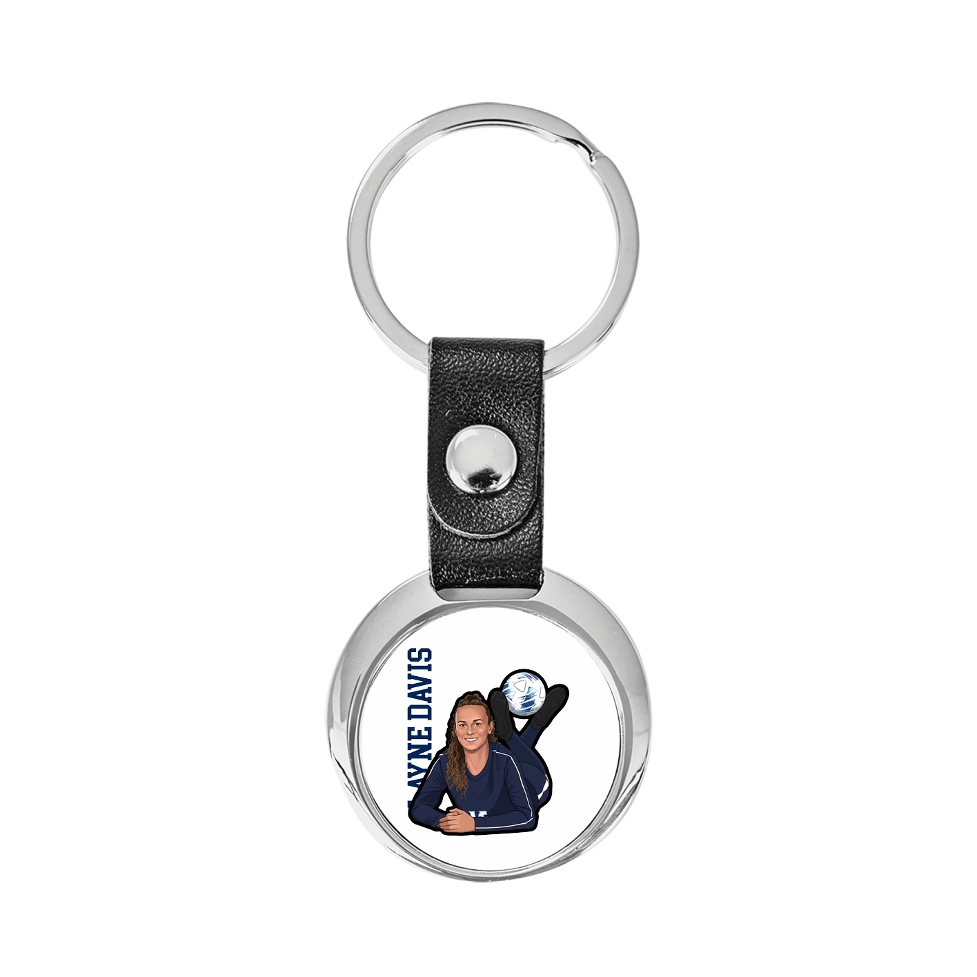 Key Chain — Name Vertical in Classic