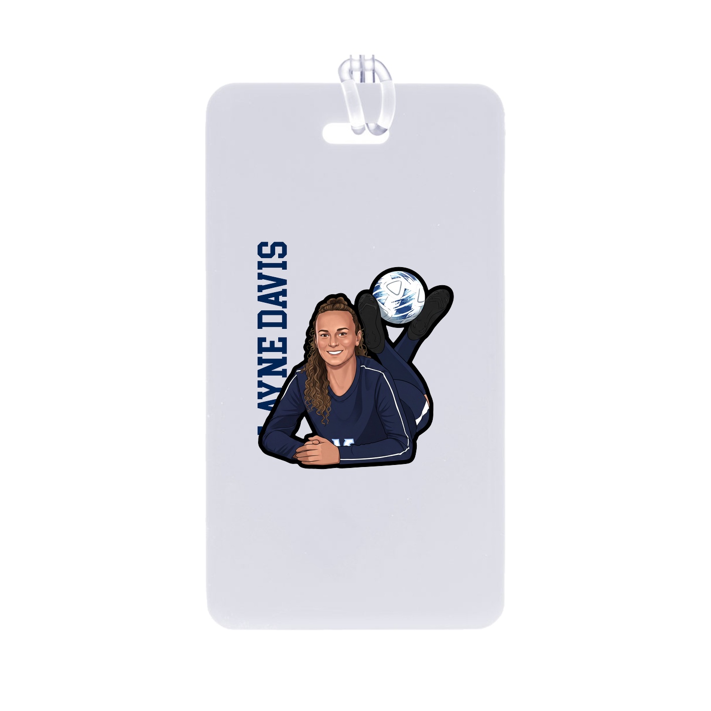Bag Tag — Name Vertical in Classic