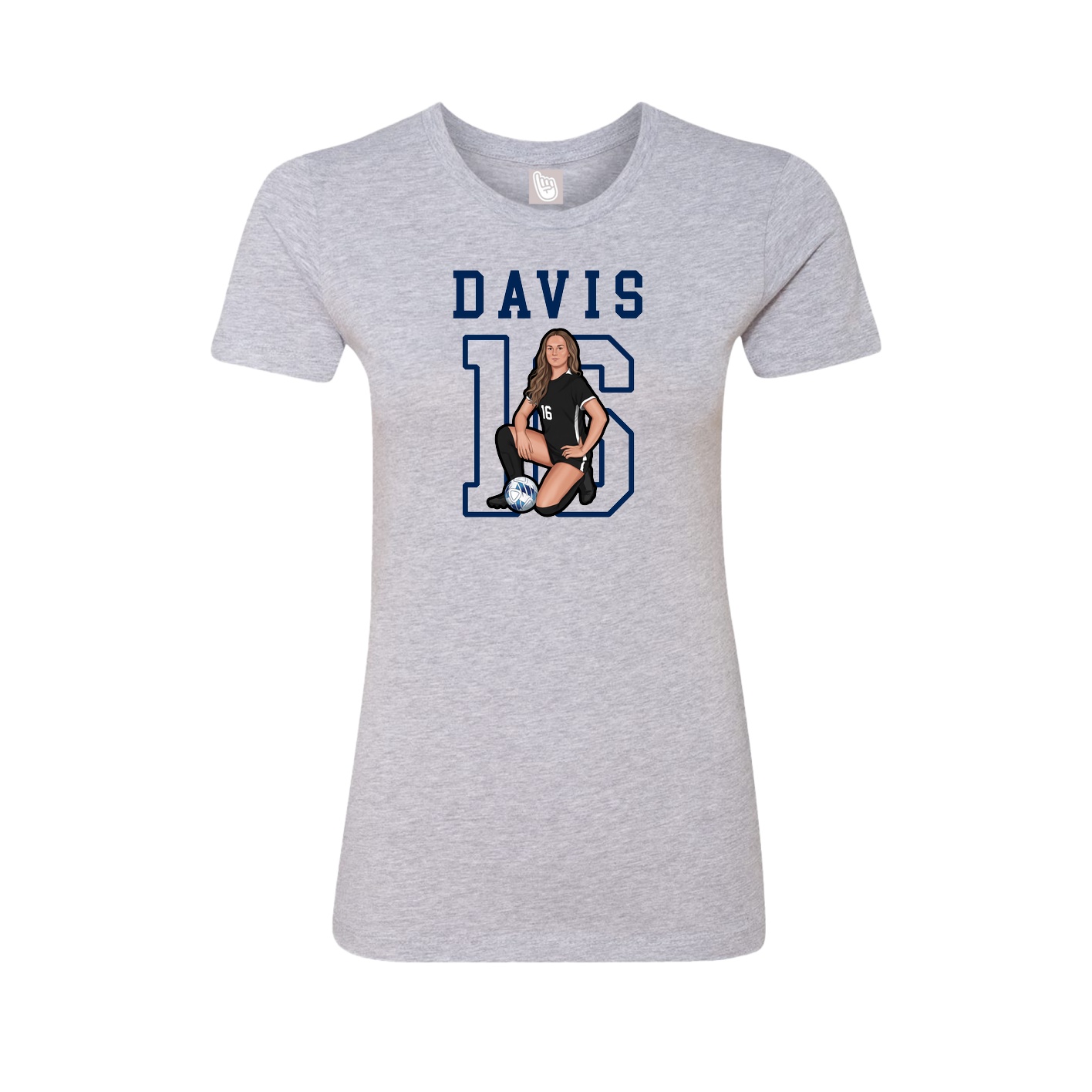 Fitted Women's Tee — Shirsey in Grey