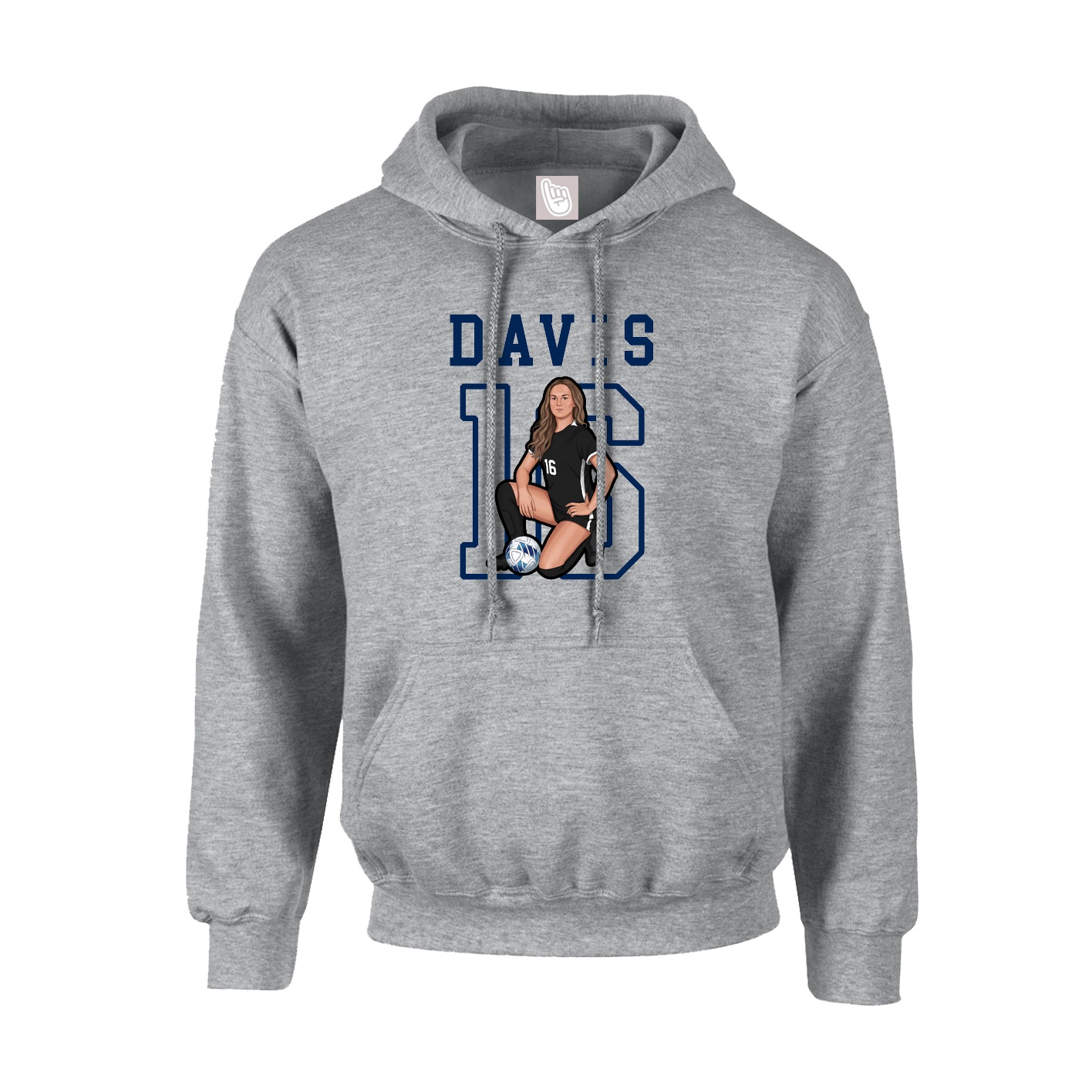 Hoodie — Shirsey in Grey