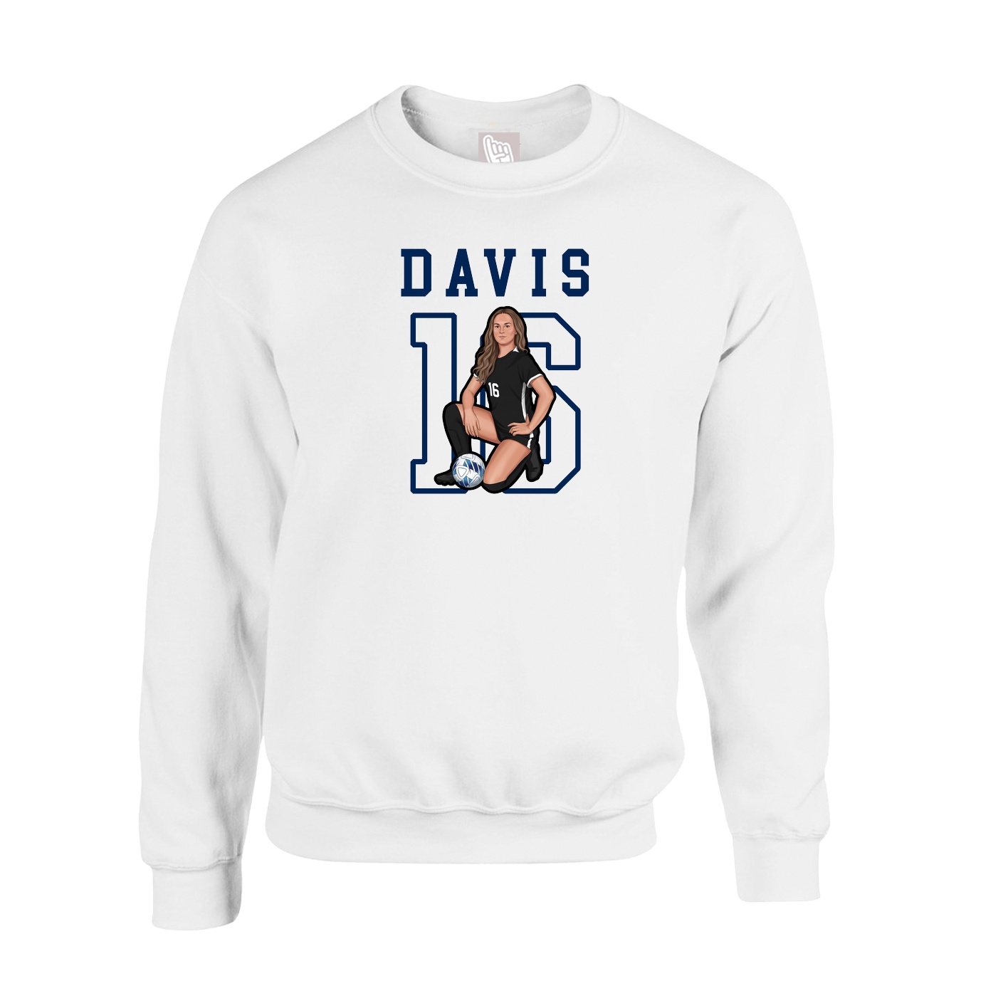 Fleece Crew — Shirsey in White