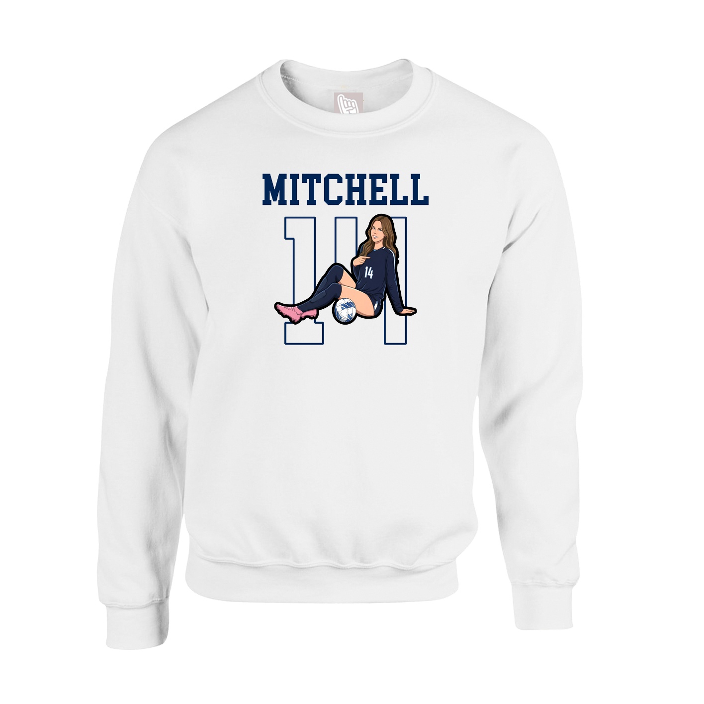 Fleece Crew — Shirsey in White
