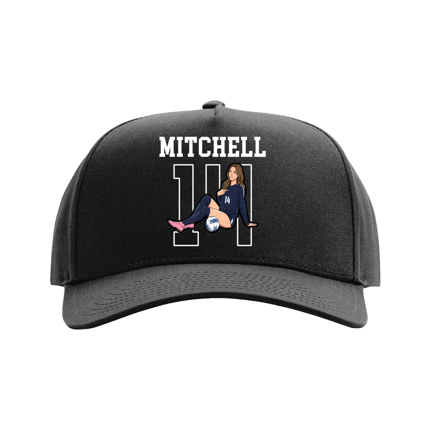 Full Fabric Five-Panel Champ Cap