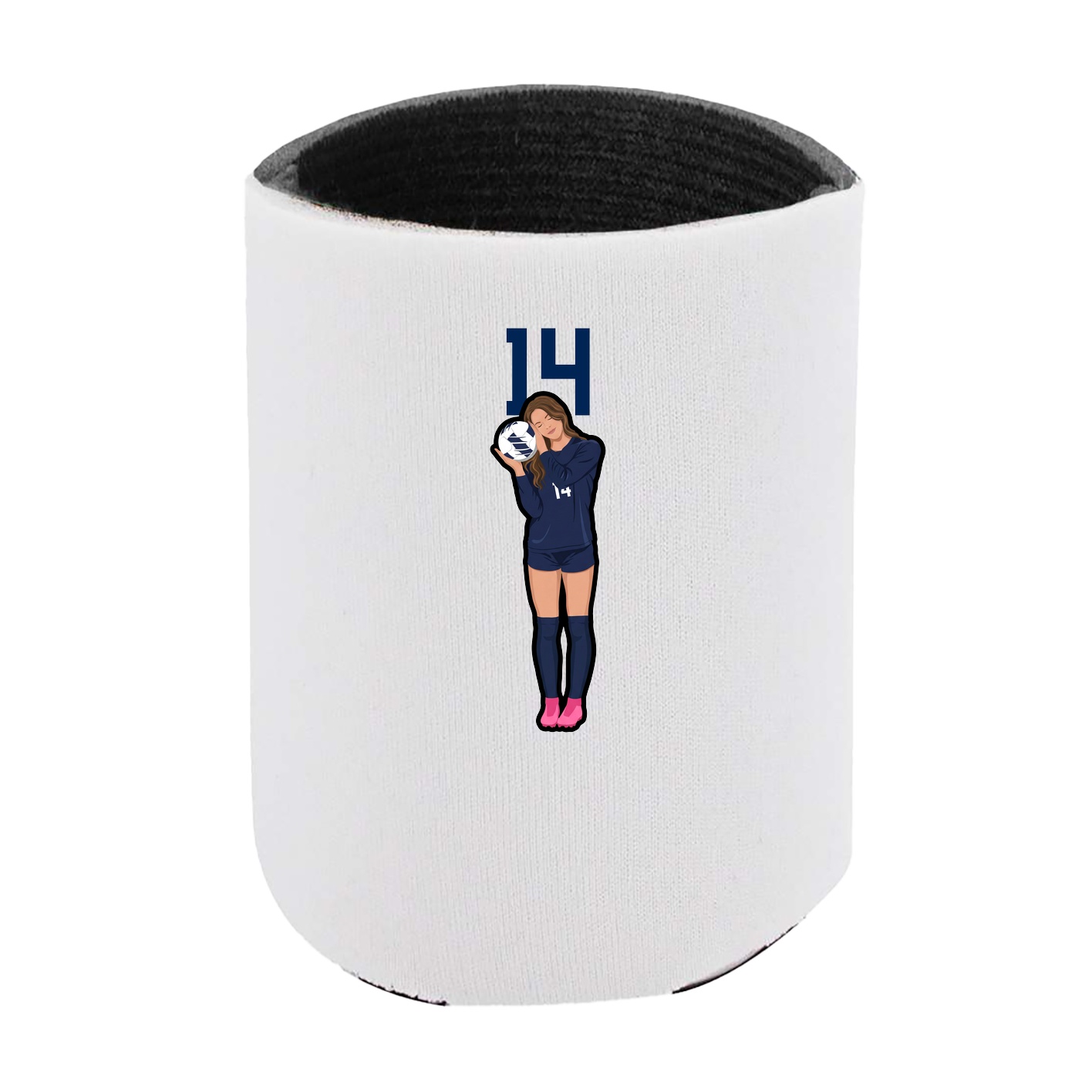 Can Holder — Number Top in White