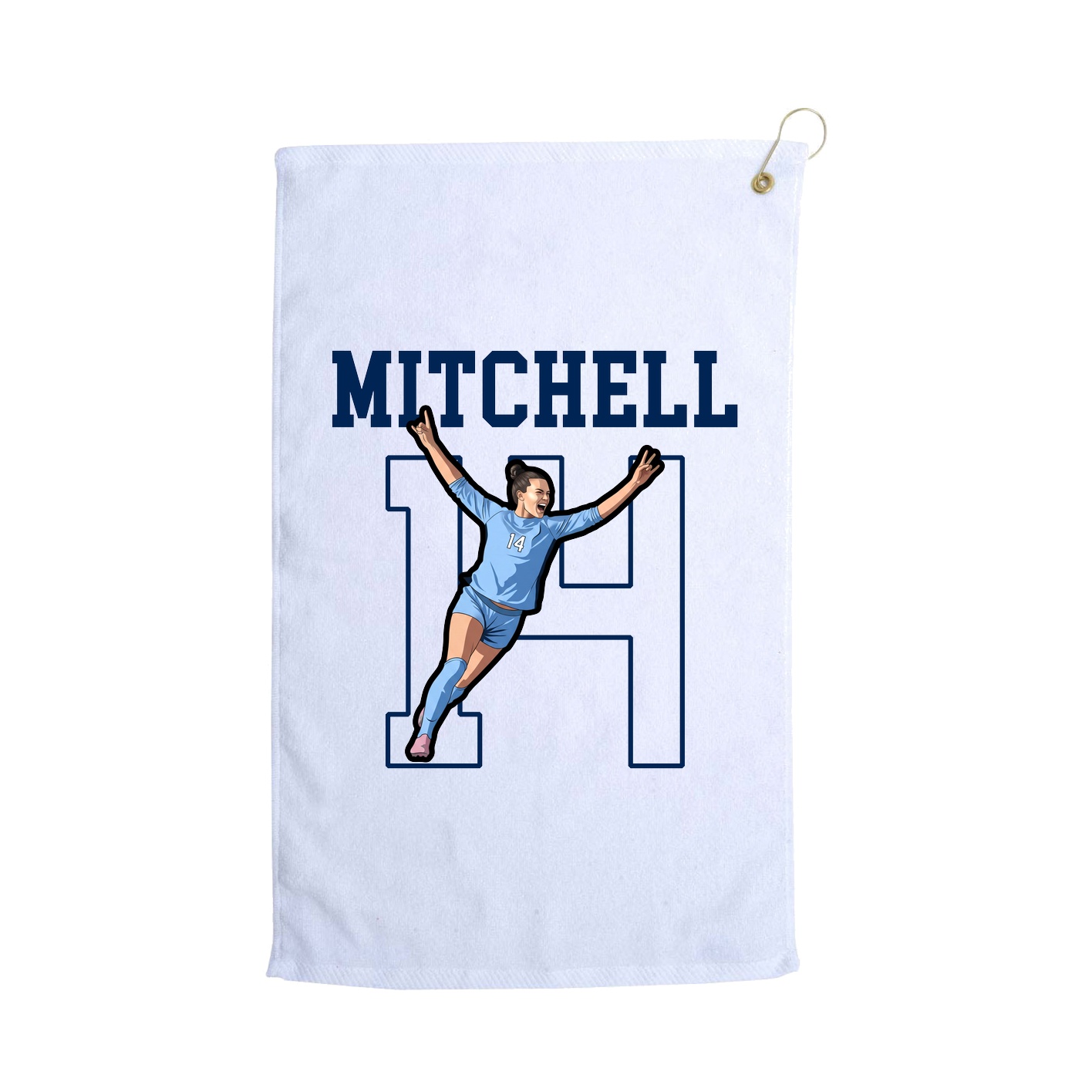 Golf Towel — Shirsey in White