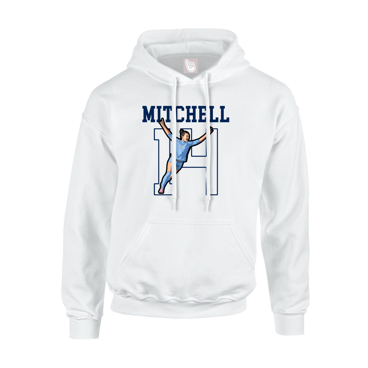 Hoodie — Shirsey in White