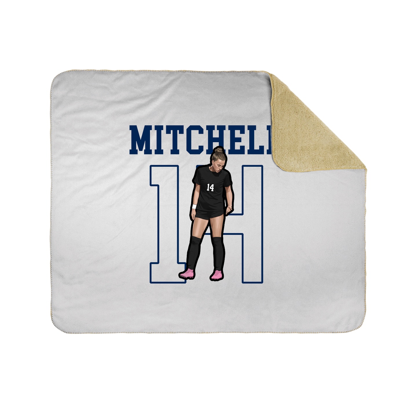 Throw Blanket — Shirsey in White
