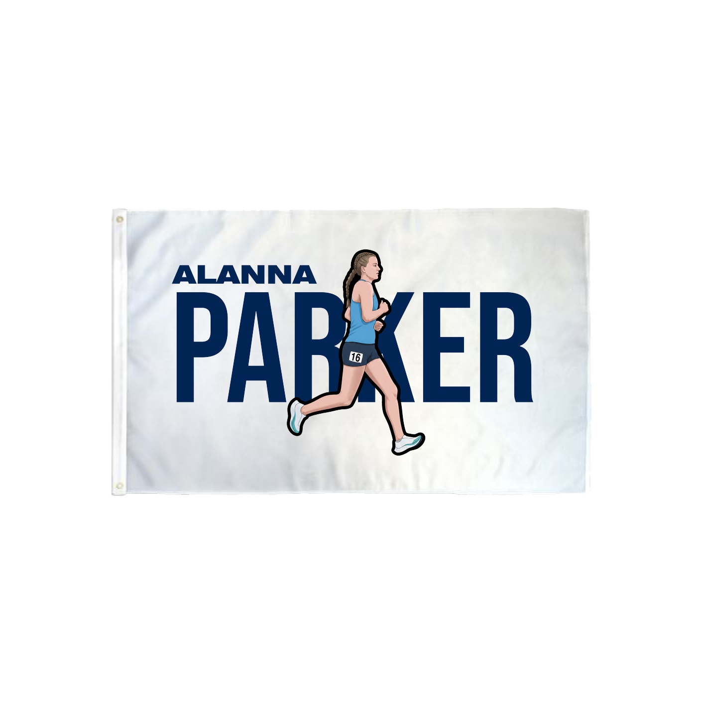 3x5 Flag — Player Name in Classic