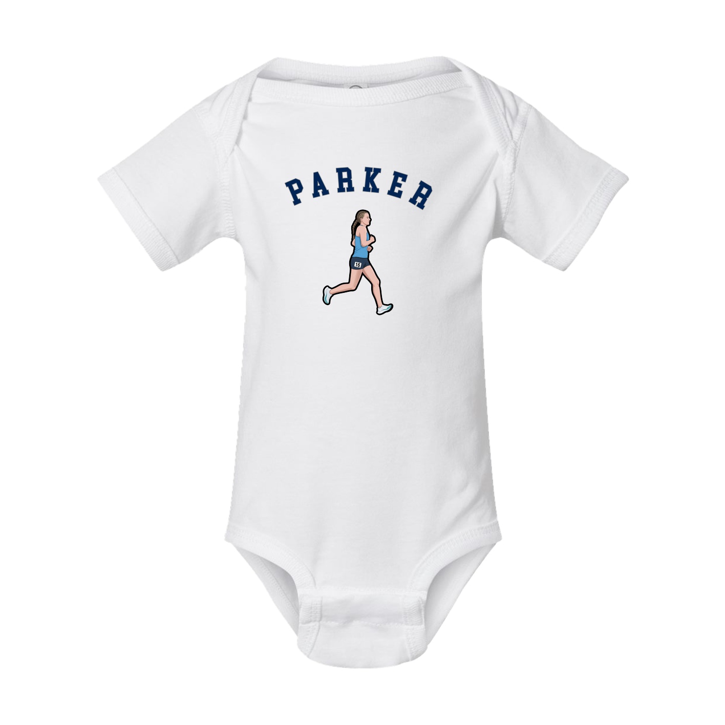 Baby Onesie — Shirsey Arch in White
