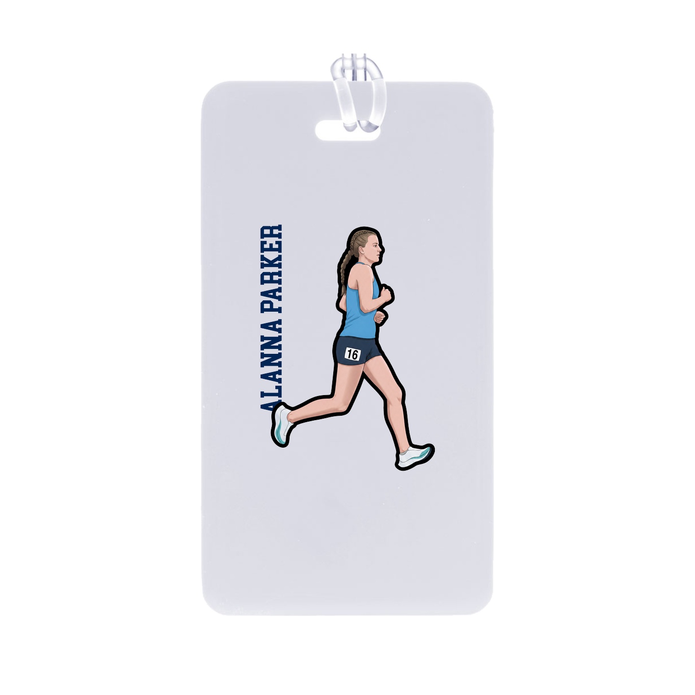 Bag Tag — Name Vertical in Classic