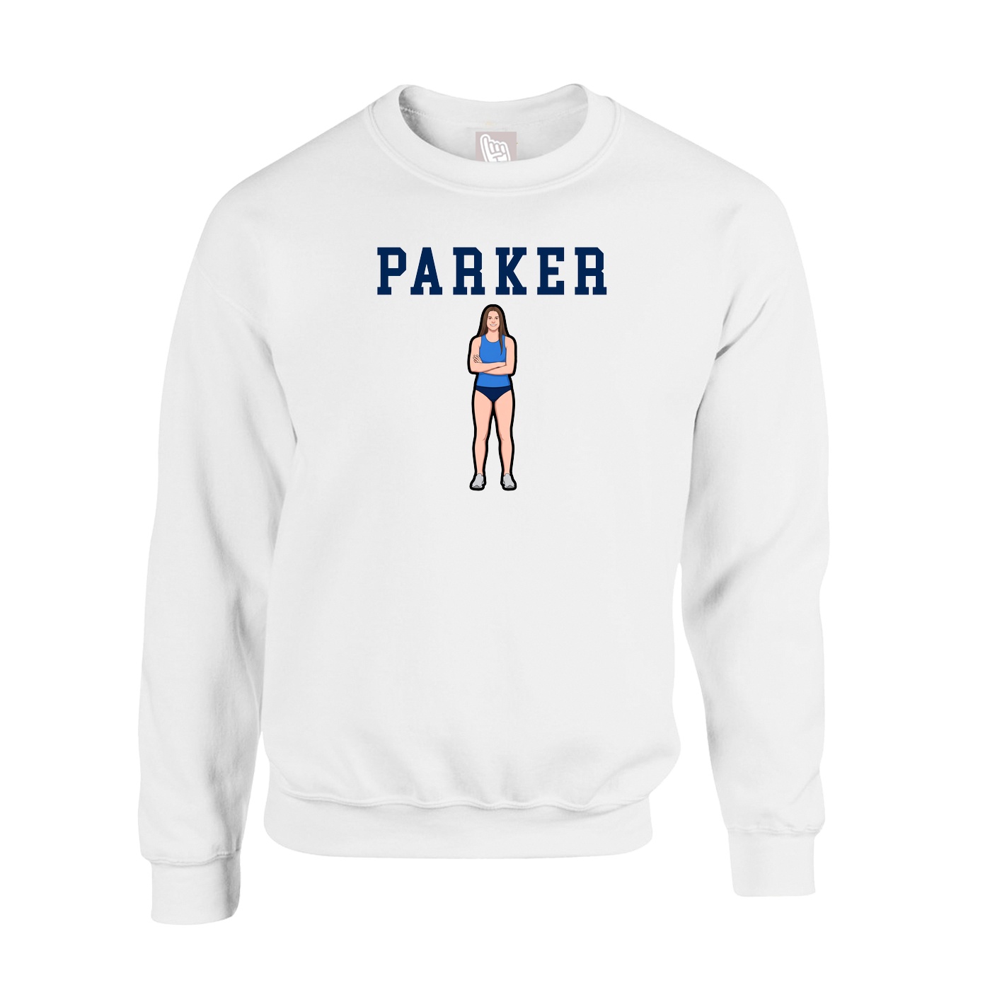 Fleece Crew — Shirsey in White