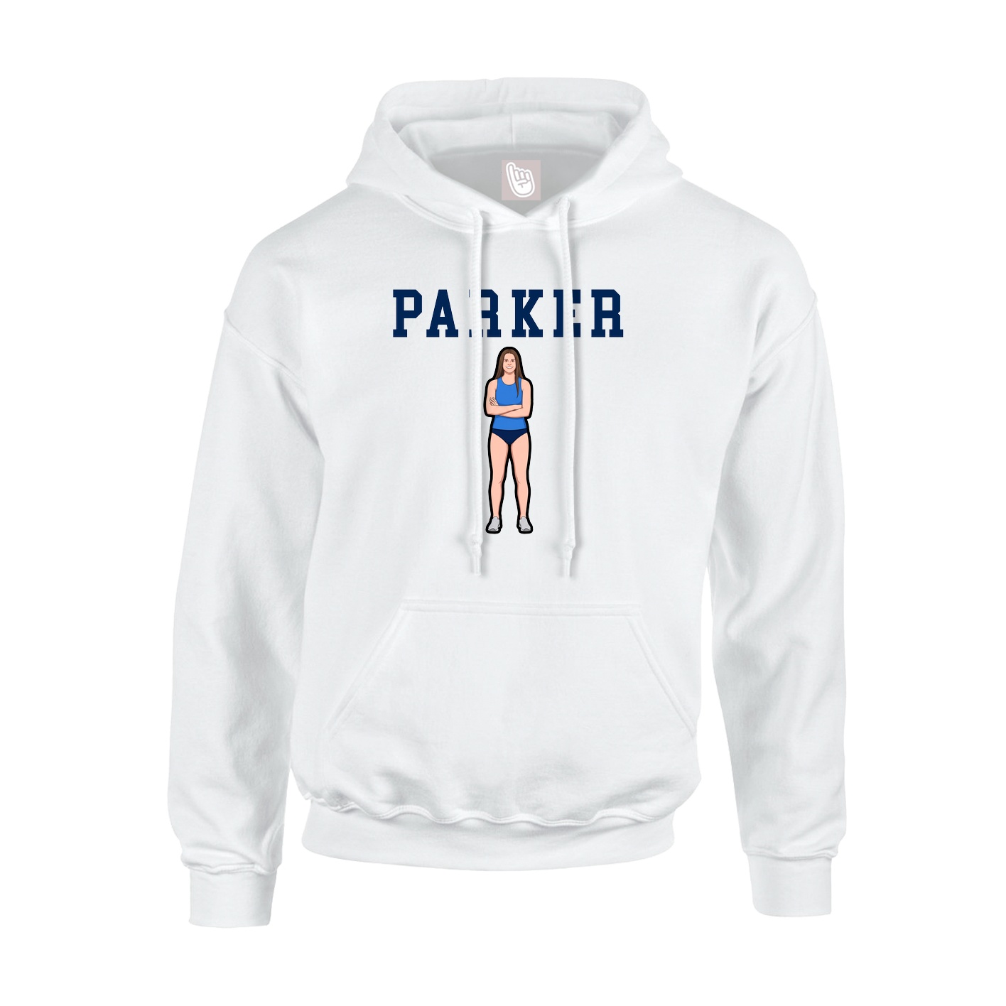 Youth Hoodie — Shirsey in White