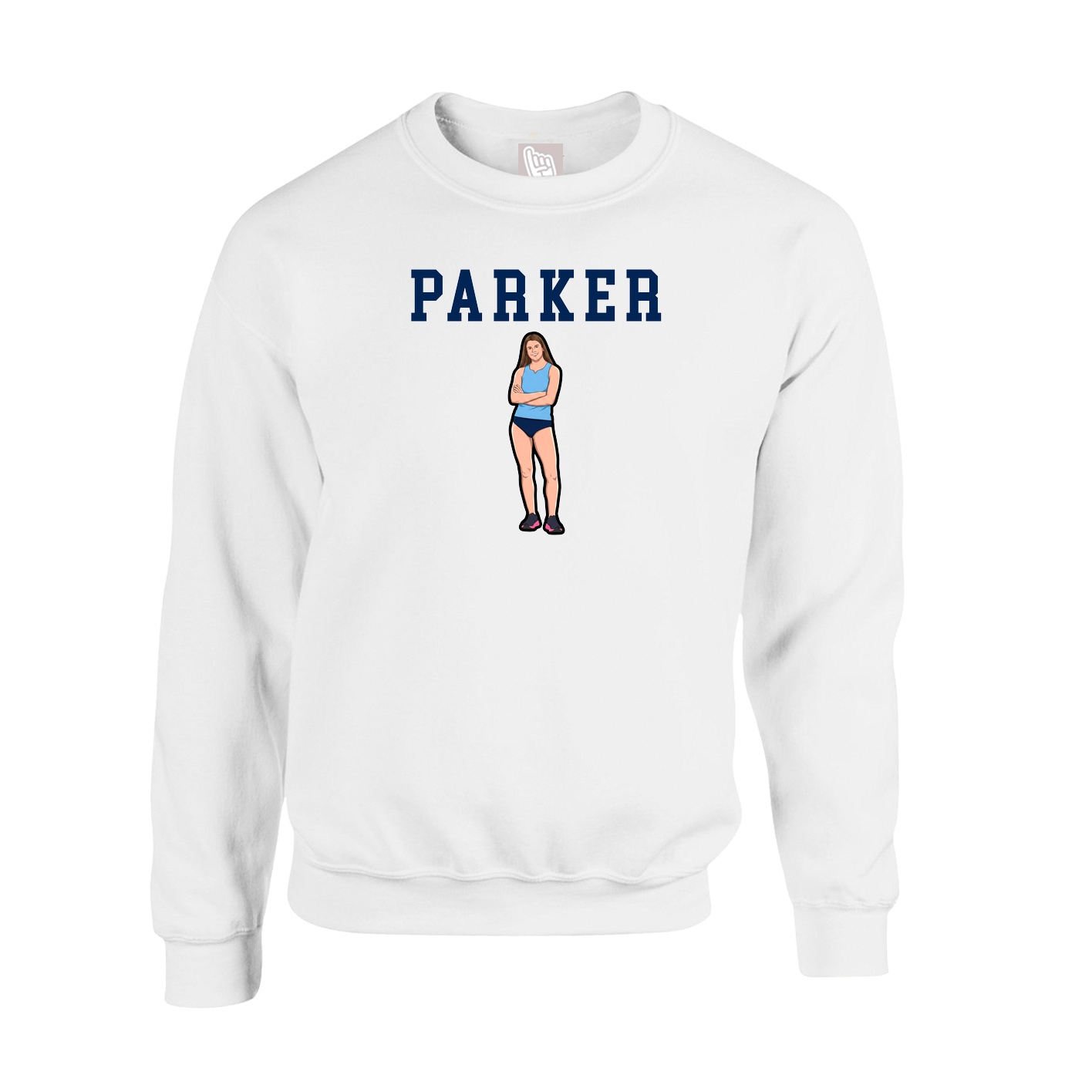 Fleece Crew — Shirsey in White
