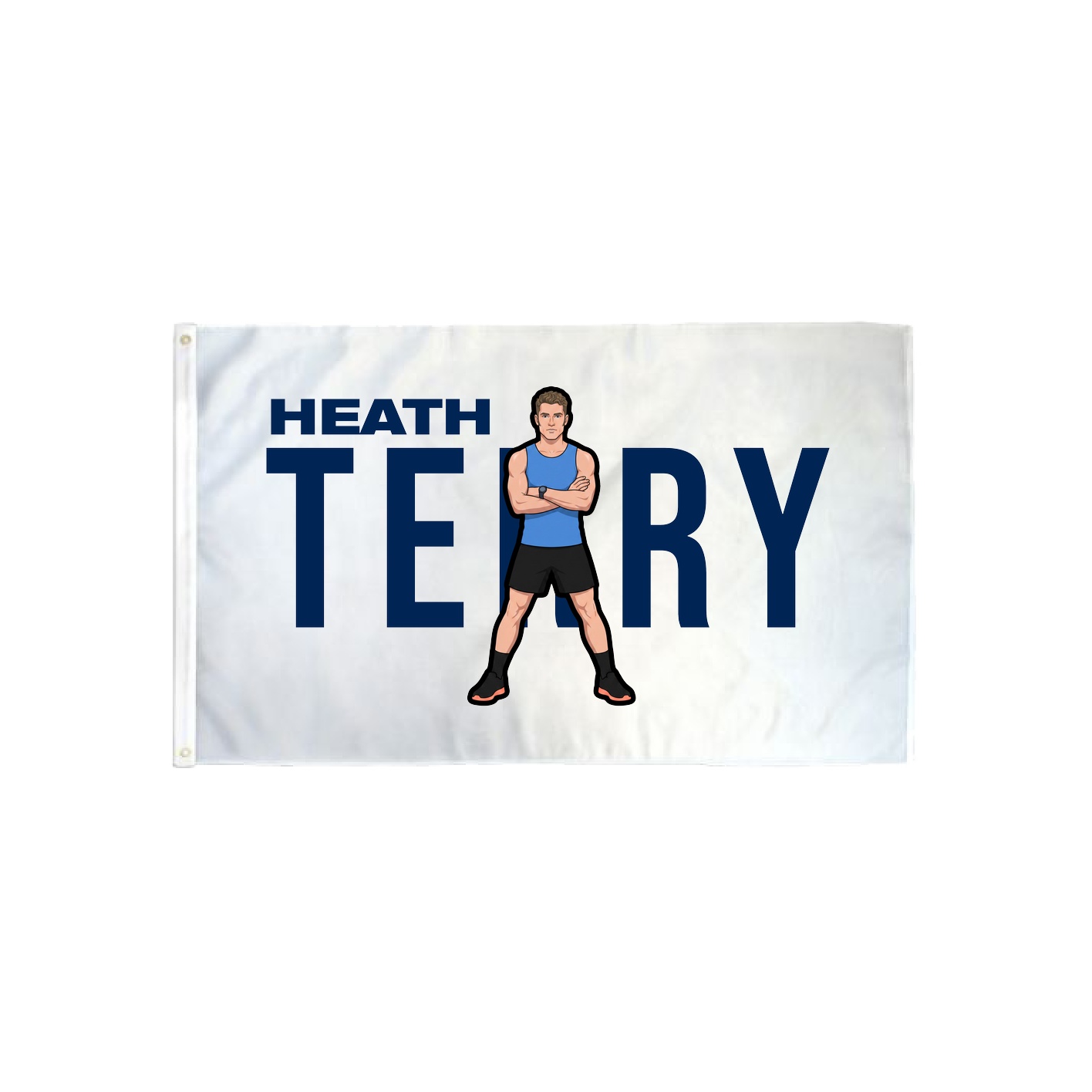 3x5 Flag — Player Name in Classic