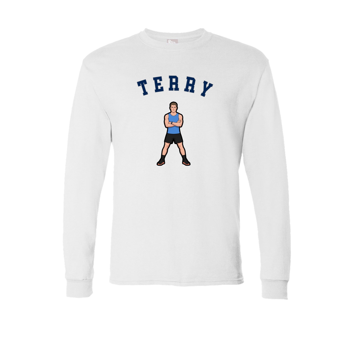 Long Sleeve Tee — Shirsey Arch in White