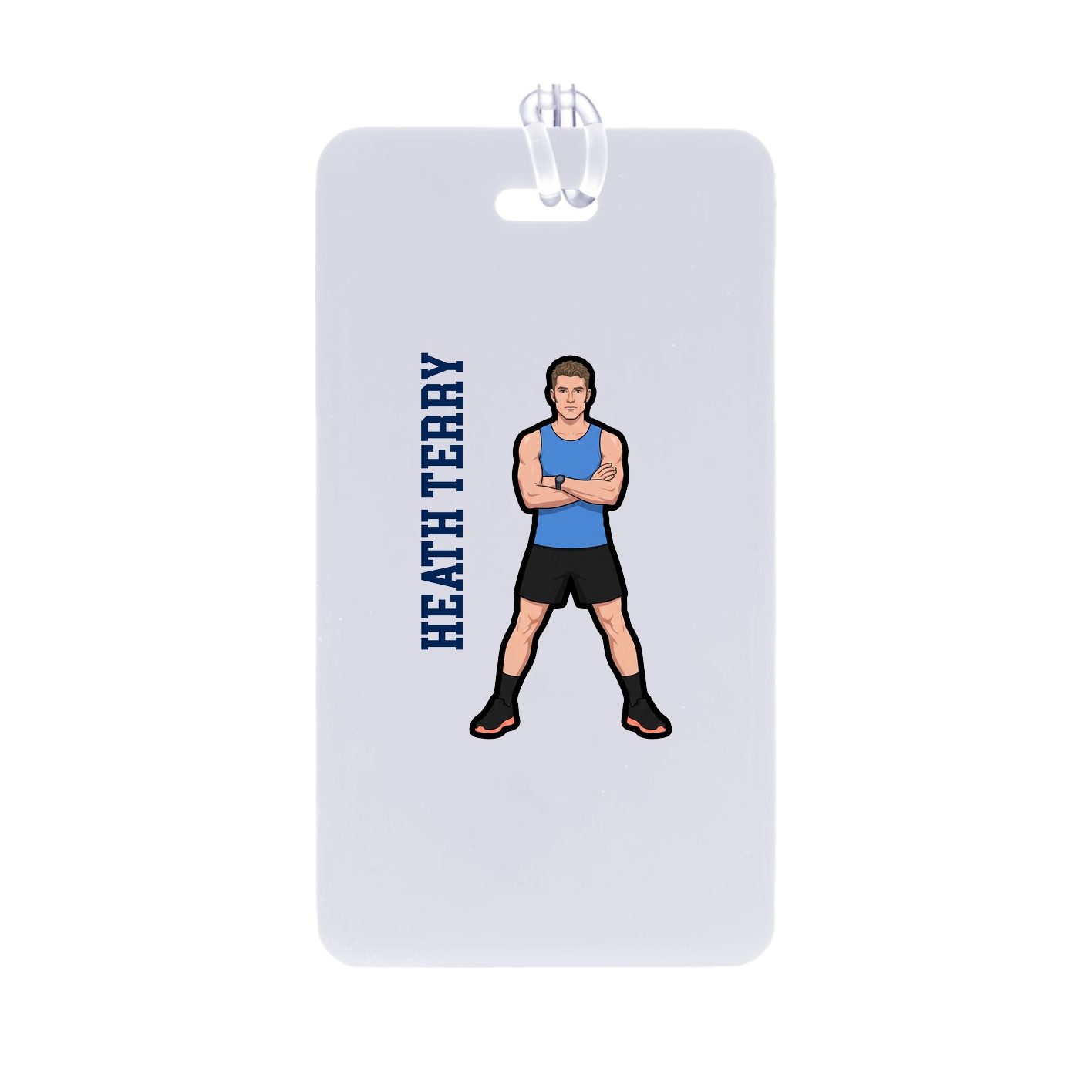 Bag Tag — Name Vertical in Classic