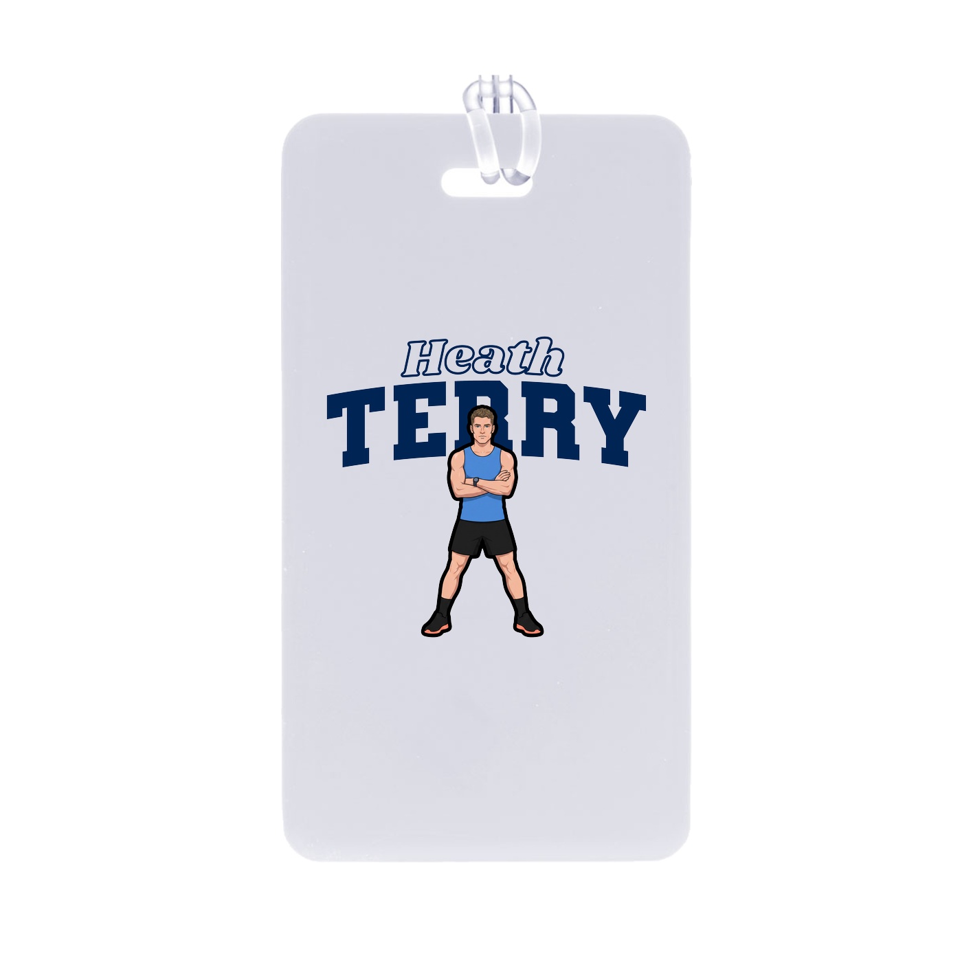 Bag Tag — Name Arch in Classic