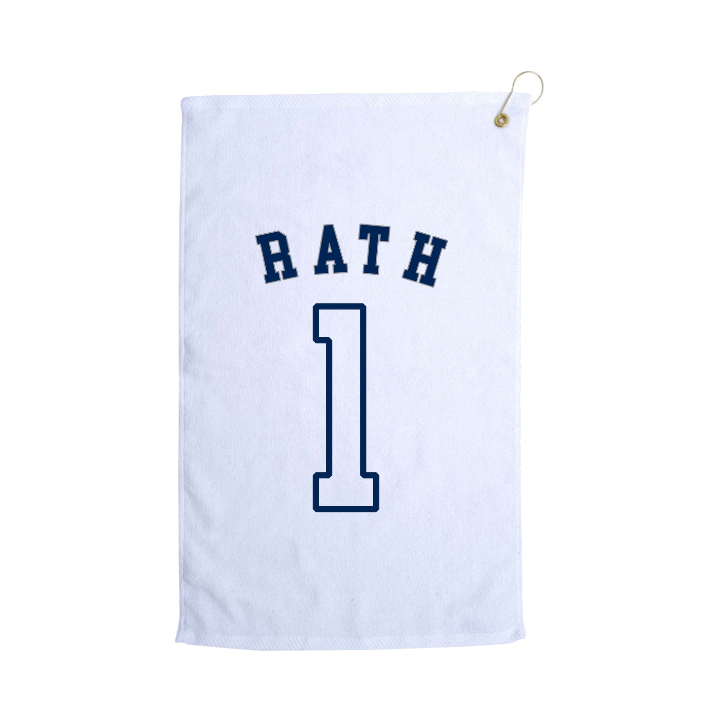 Golf Towel — Shirsey Arch in White